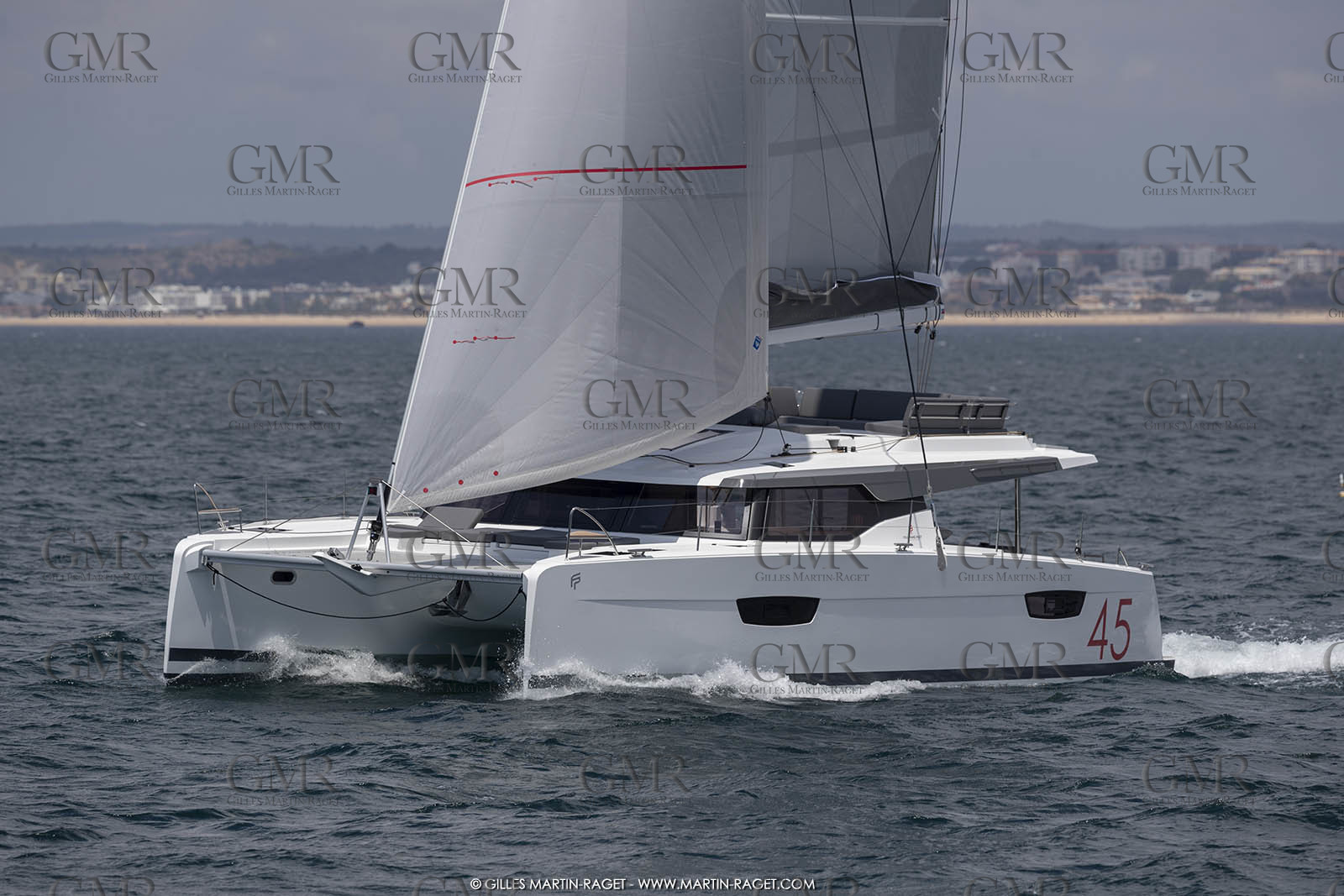 08 07 2019, Lagos (Portugal), Chantier Fountaine-Pajot, Fountaine-Pajot 45