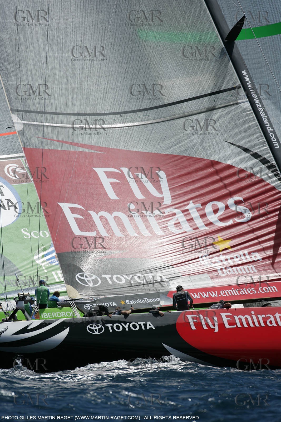 14 05 2007-Valencia (Spain)- 32nd America's Cup - Louis Vuitton Cup - Semi-final - Day 1 - BMW ORACLE racing