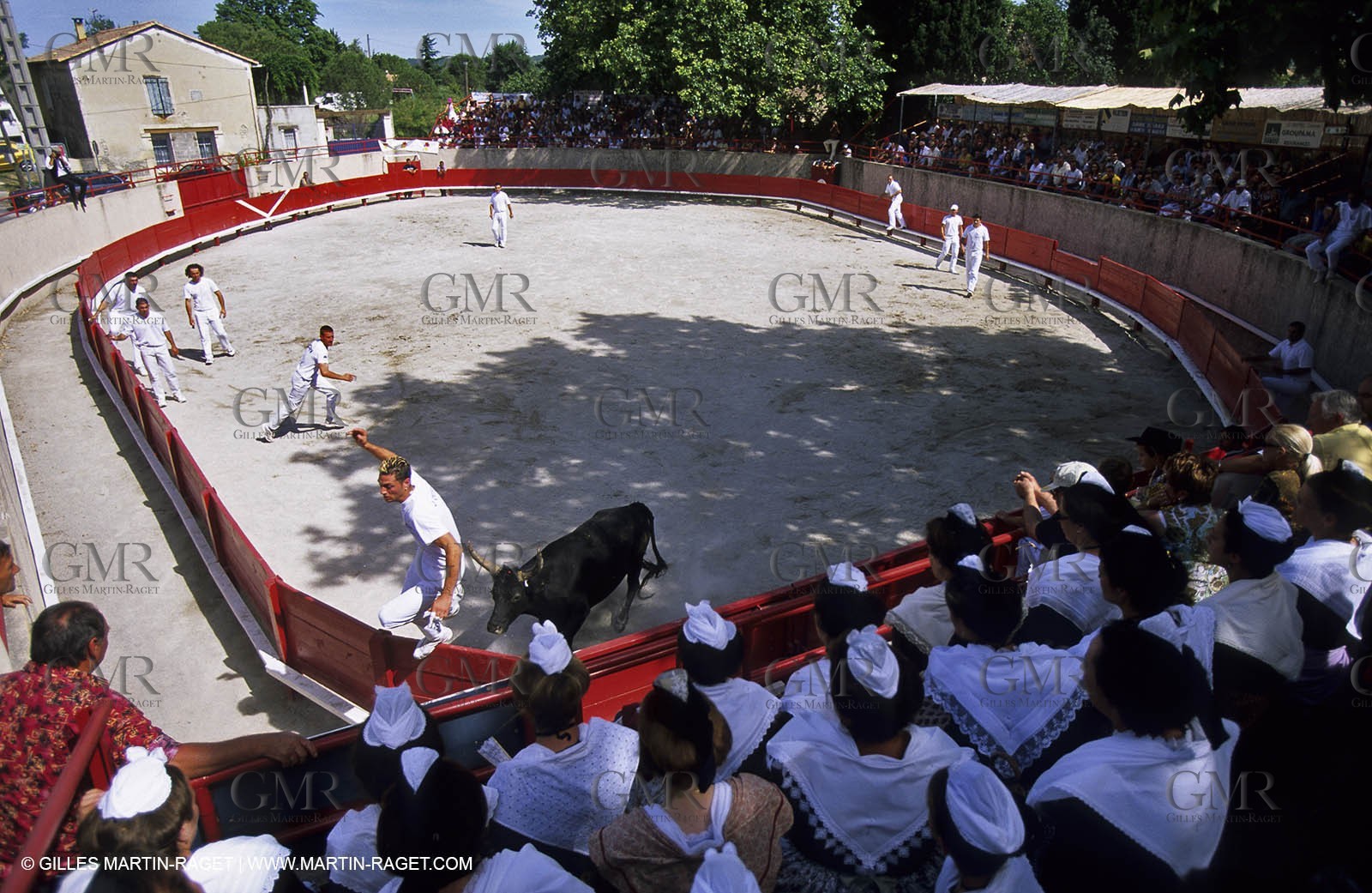 bull games in Clarensac (Gard)