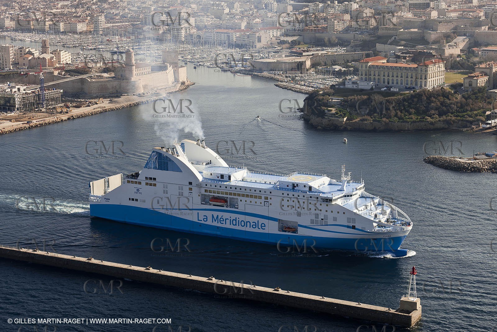 14 01 2012 - Marseille (FRA,13) - La Meridionale shipping company - the Piana off Marseille and the Calanques