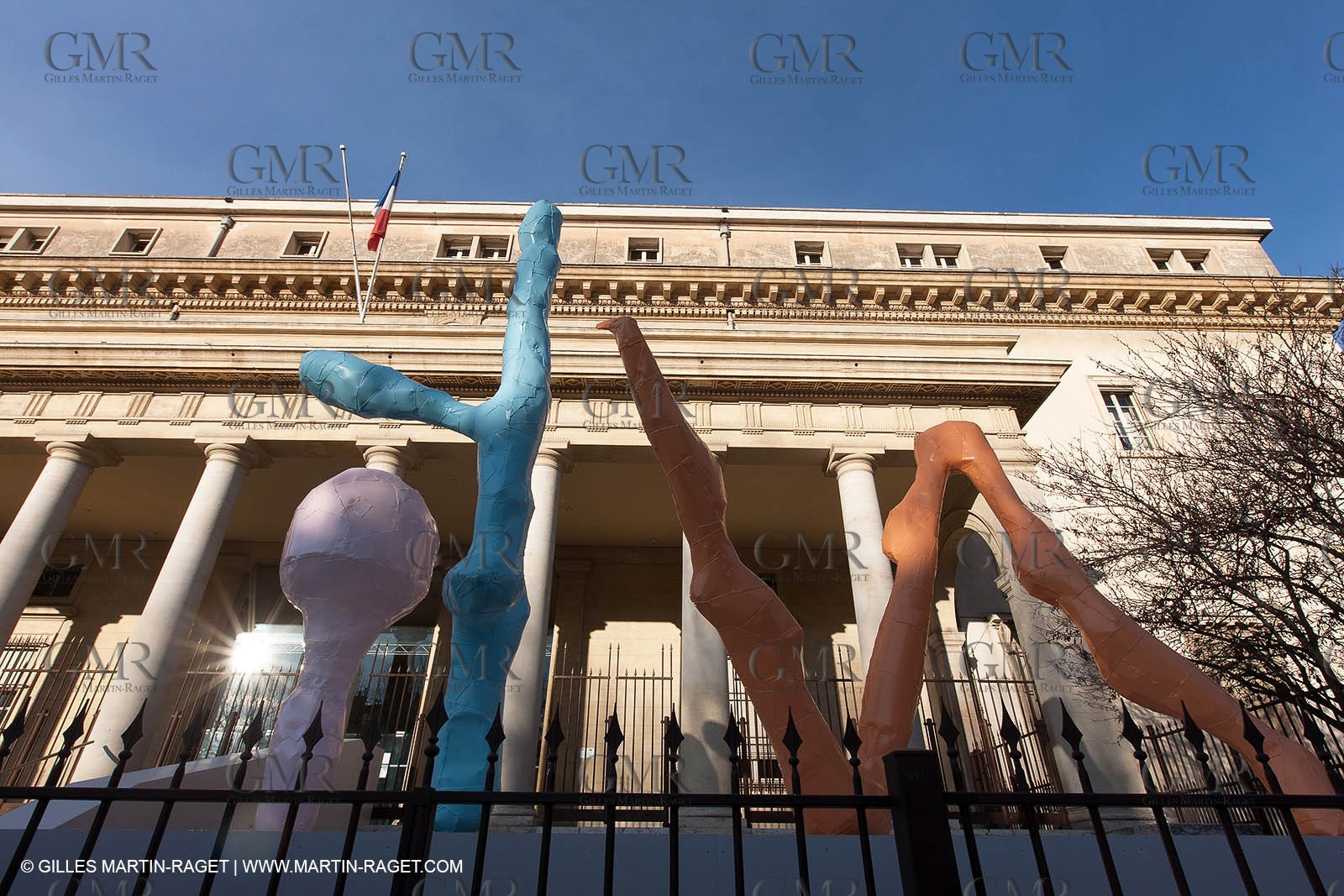 12 01 2013 - Aix en Provence (FRA,13) - Marseille Provence 2013,European  Capitale of Culture, L'Art à l'endroit (art in the place), Franz West piece