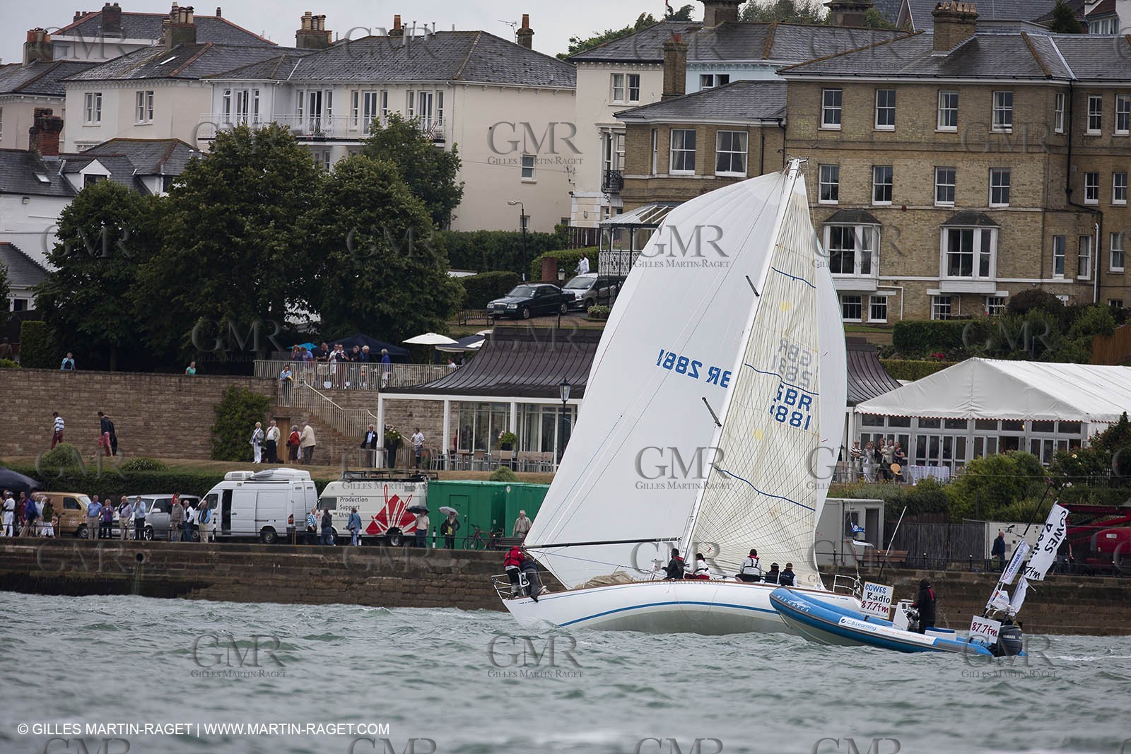 04 08 2010 - Cowes (UK, IOW) - The 1851 Cup -  BMW ORACLE Racing - Day 2.
