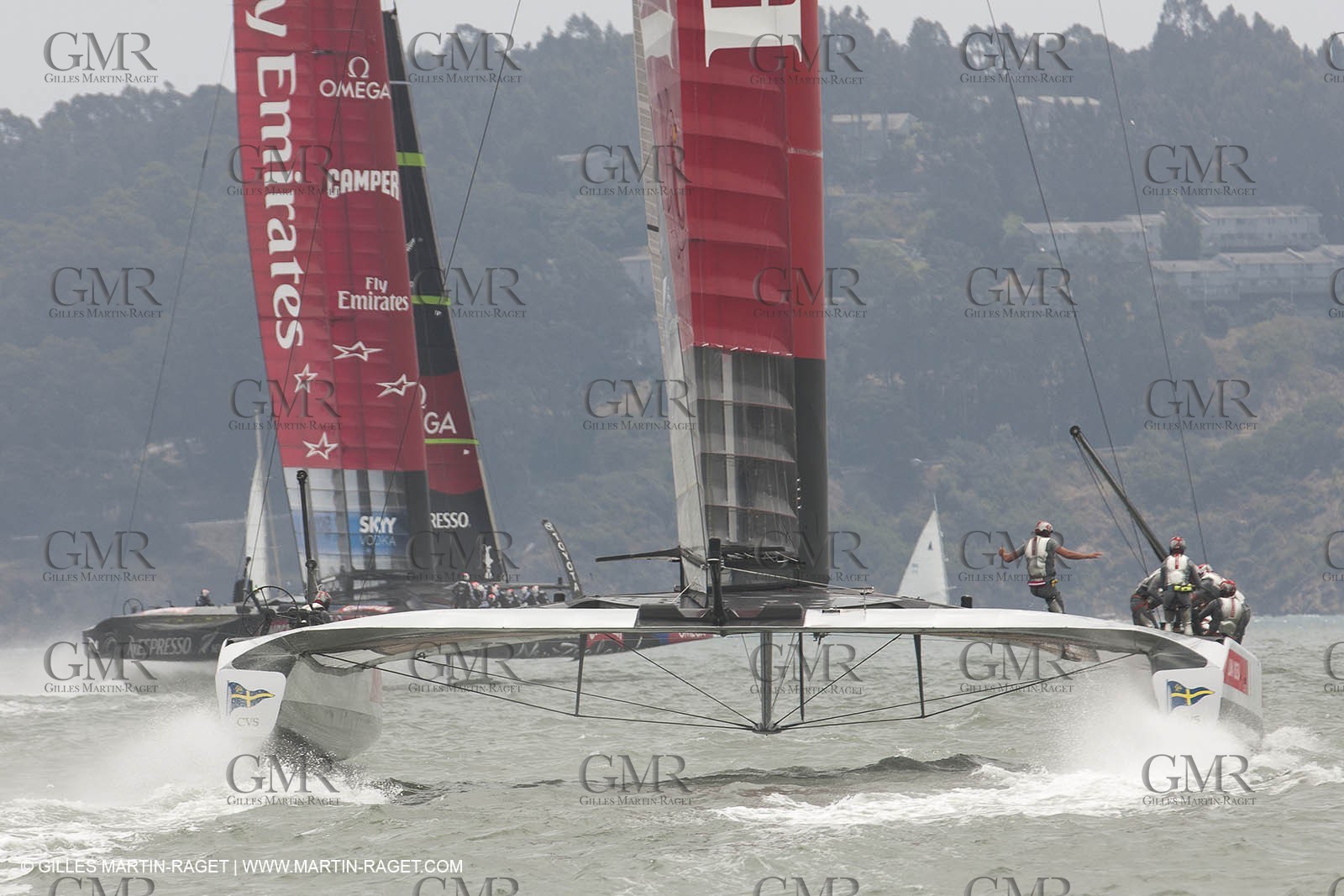 21 07 2013 - San Francisco (USA,CA) - 34th America's Cup - Louis Vuitton Cup - Round Robin - Luna Rossa vs Emirates Team New Zealand