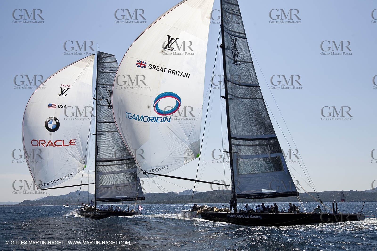 19 05 2010 - La Maddalena (ITA, Sardinia) Louis Vuitton Trophy - BMW ORACLE Racing - Training