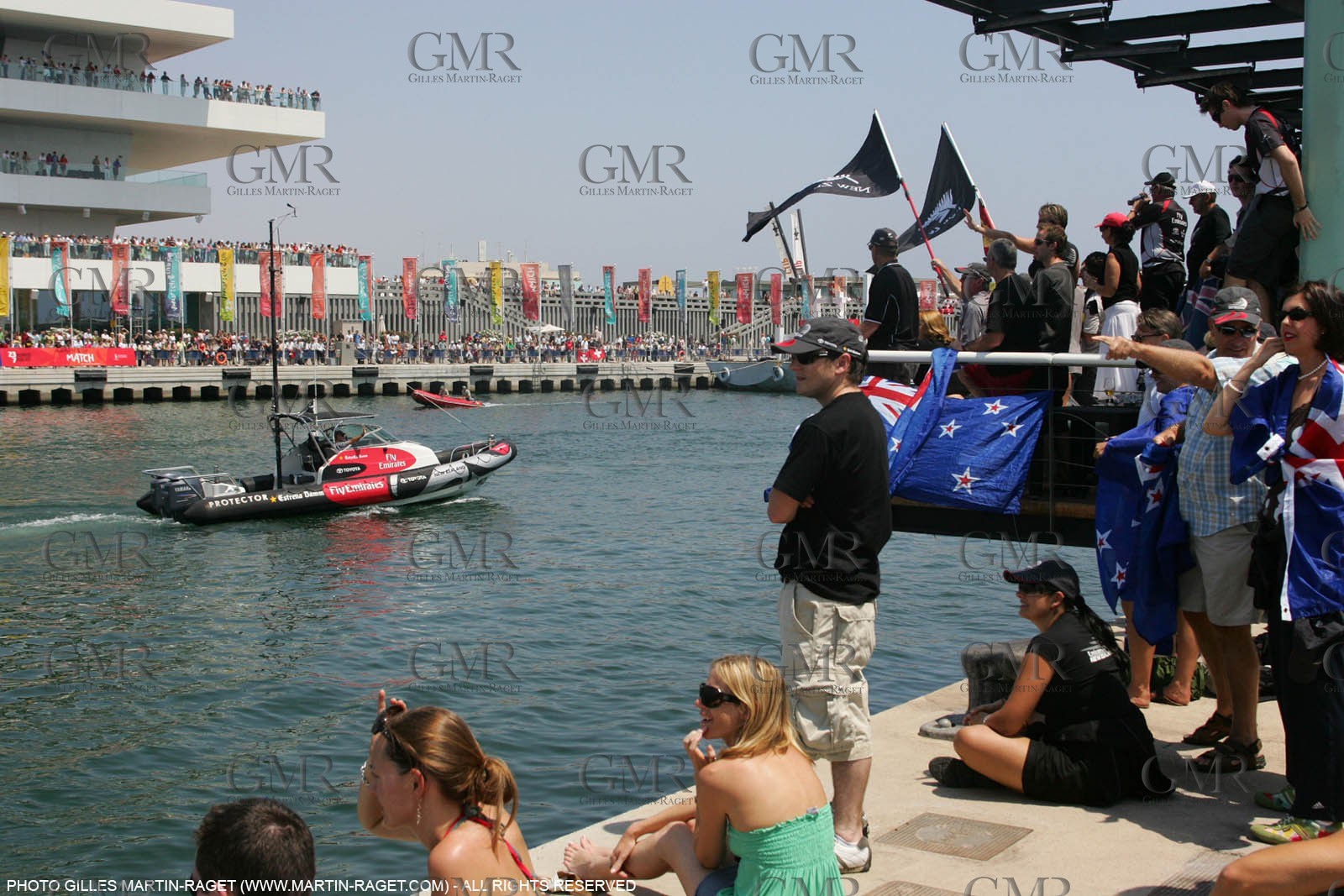 29 06 2007-Valencia (Spain)- 32nd America's Cup - Final Match - Day 5 - Alinghi vs Emirates Team New Zealand