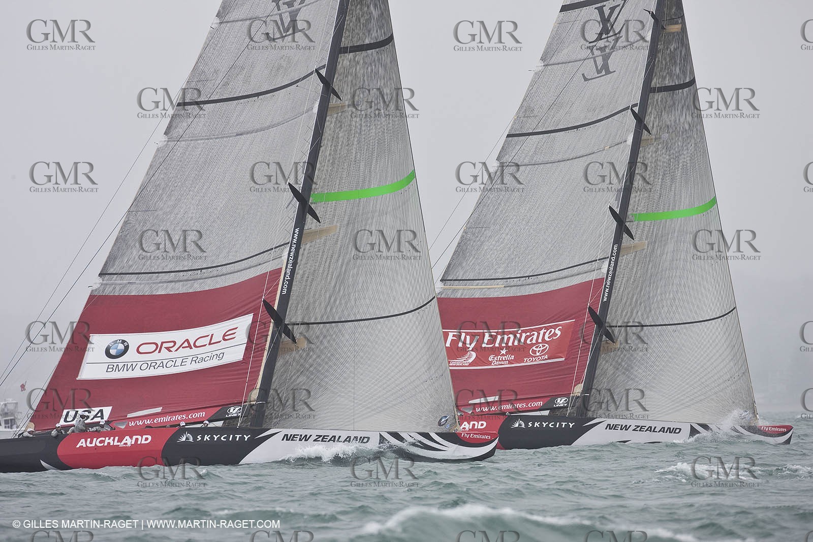 09 02 2009 - Auckland (NZL) -  Louis Vuitton Pacific Series -  Racing Day 9 - Round Robin 2