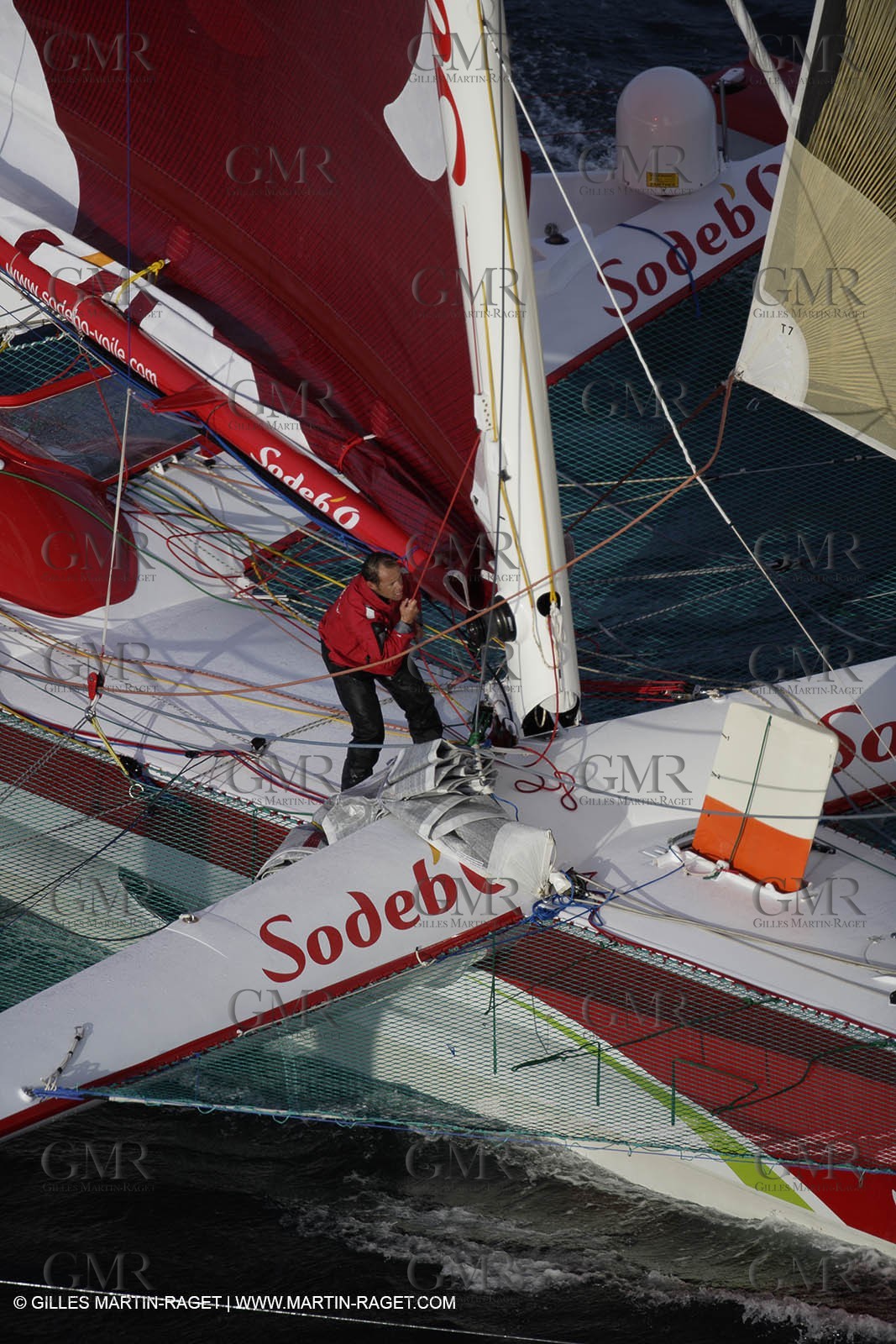 11 10 2008  -Lorient (FRA)  -  Multis Orma - Sodebo (Thomas Coville) - Route du Rhum 2006 training