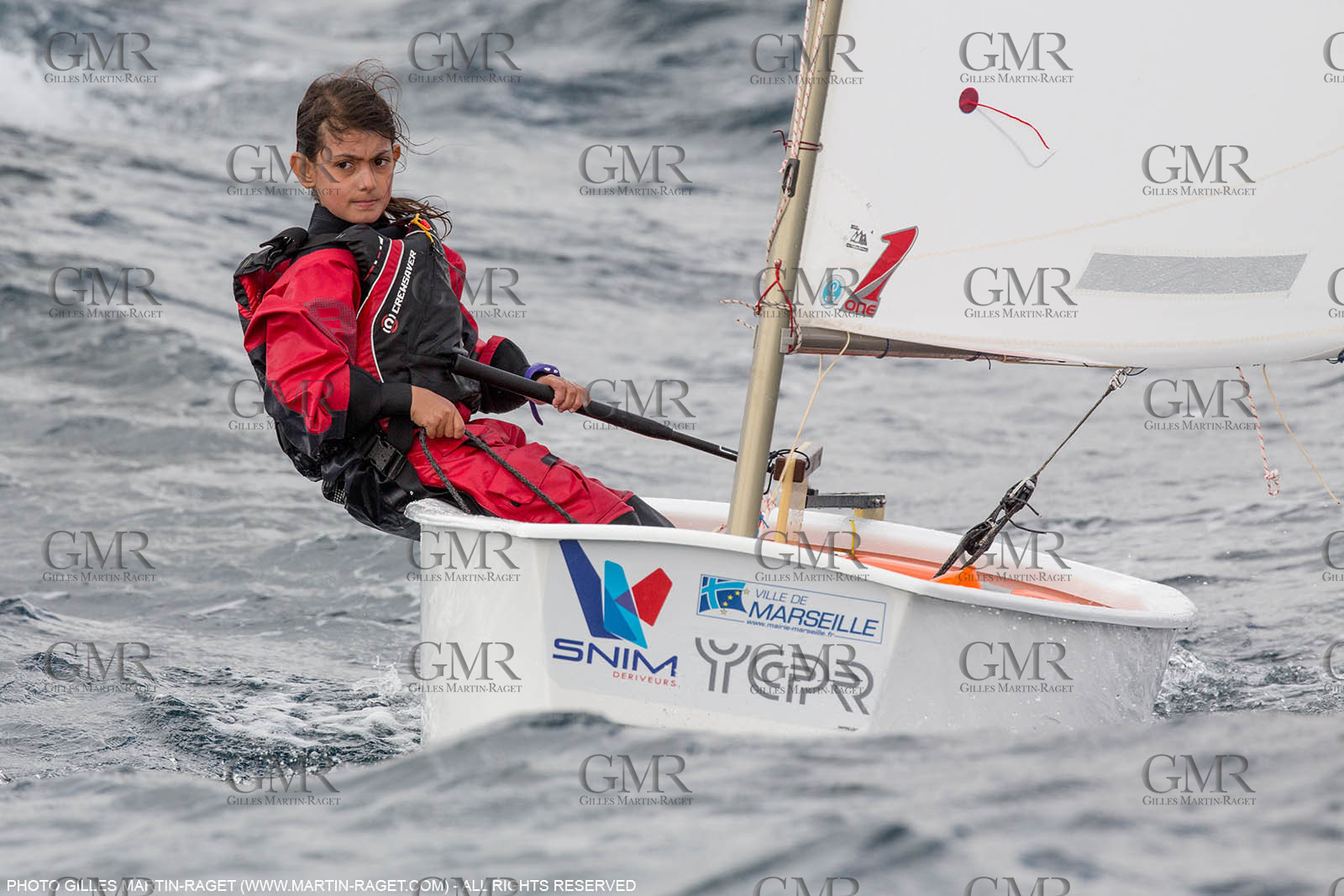 15 04 2016, Marseille (FRA,13), SNIM Dériveurs, Coupe Internationale de Printemps Optimist, Final Day