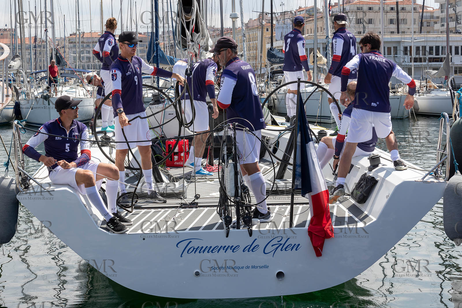 07 06 2021, Marseille (FRA,13), SSL Team France, Entraînement à bord de Tonerre de Glenn