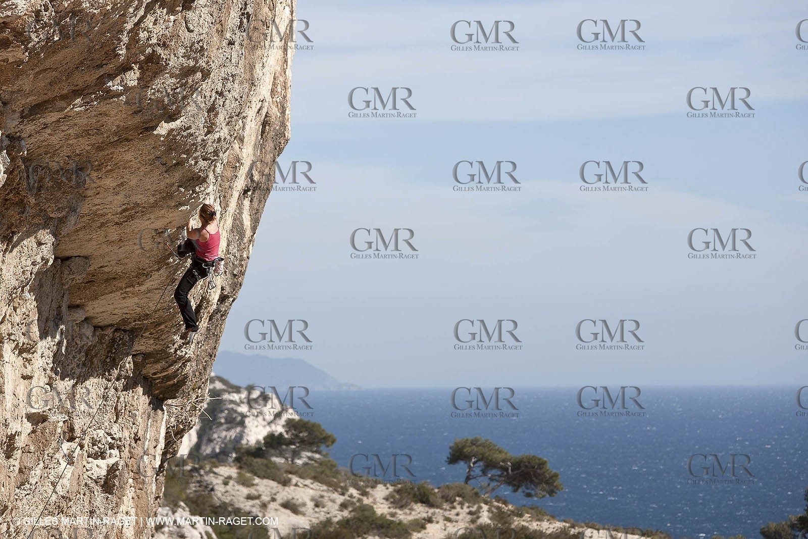 26 03 2009 - Marseille (FRA, 13) - Les Calanques - Sugiton - Les toits cliff