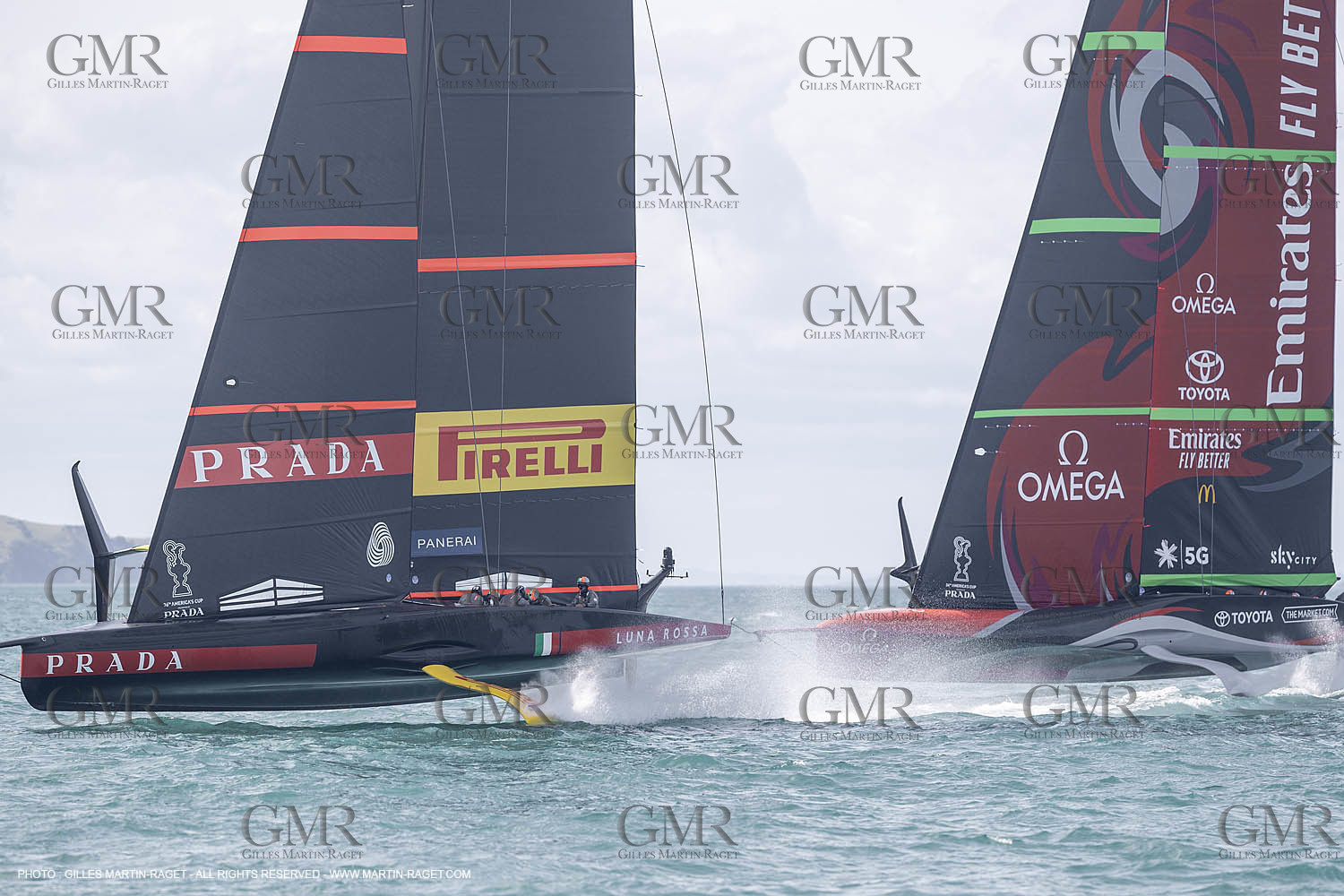 08 12 2020 - Auckland (NZL) - 36th America's Cup - Practice Sessions - Day 1