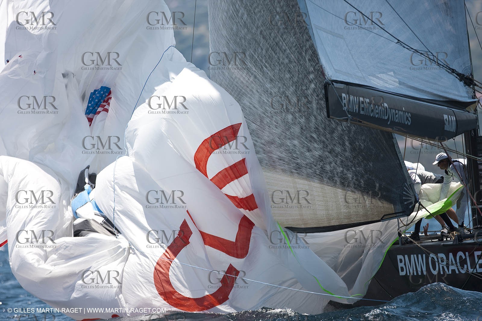 19 05 2010 - La Maddalena (ITA, Sardinia) Louis Vuitton Trophy - BMW ORACLE Racing - Training