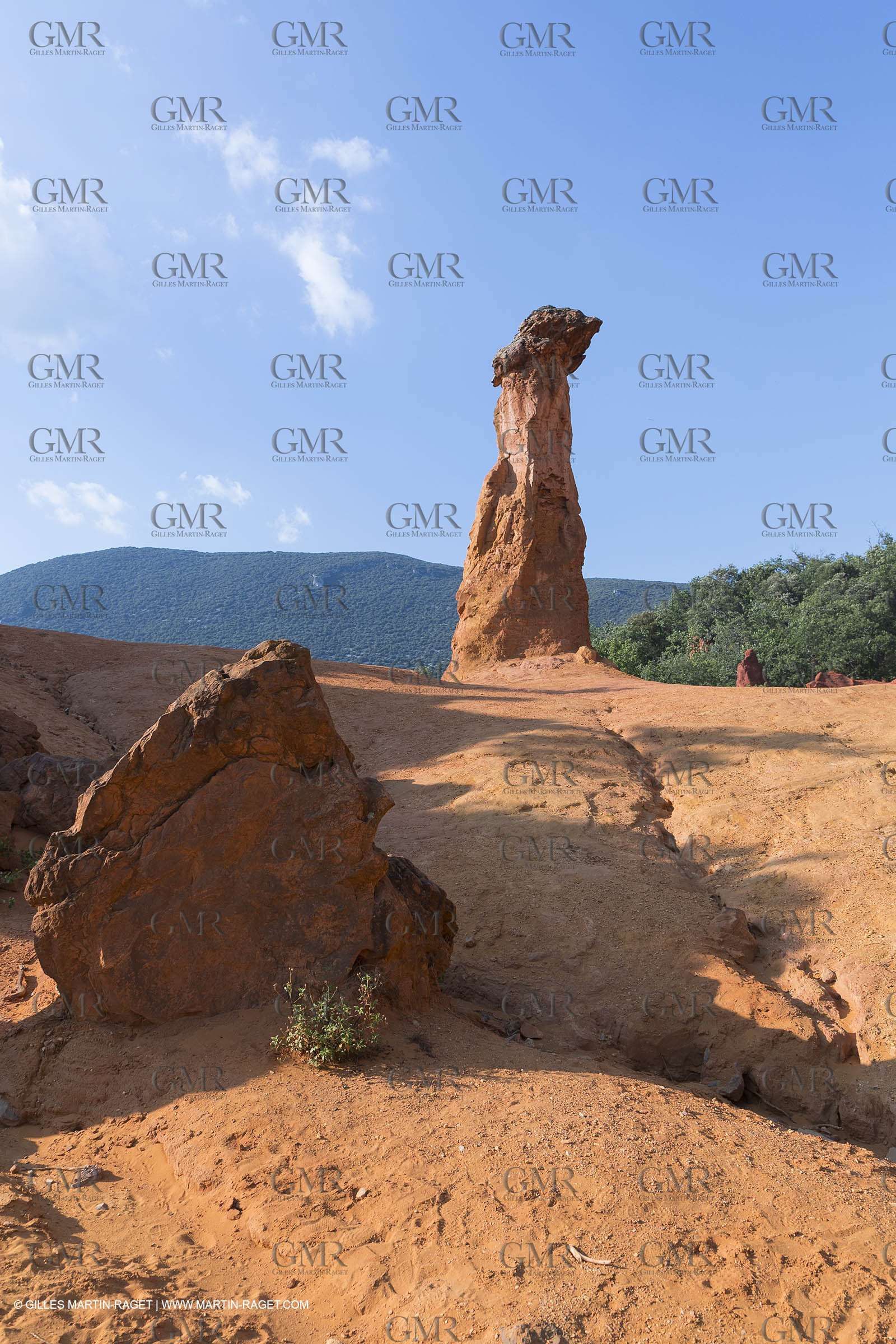 21 06 2018, Rustrel (FRA, 84), Anciennes carrières d'ocre