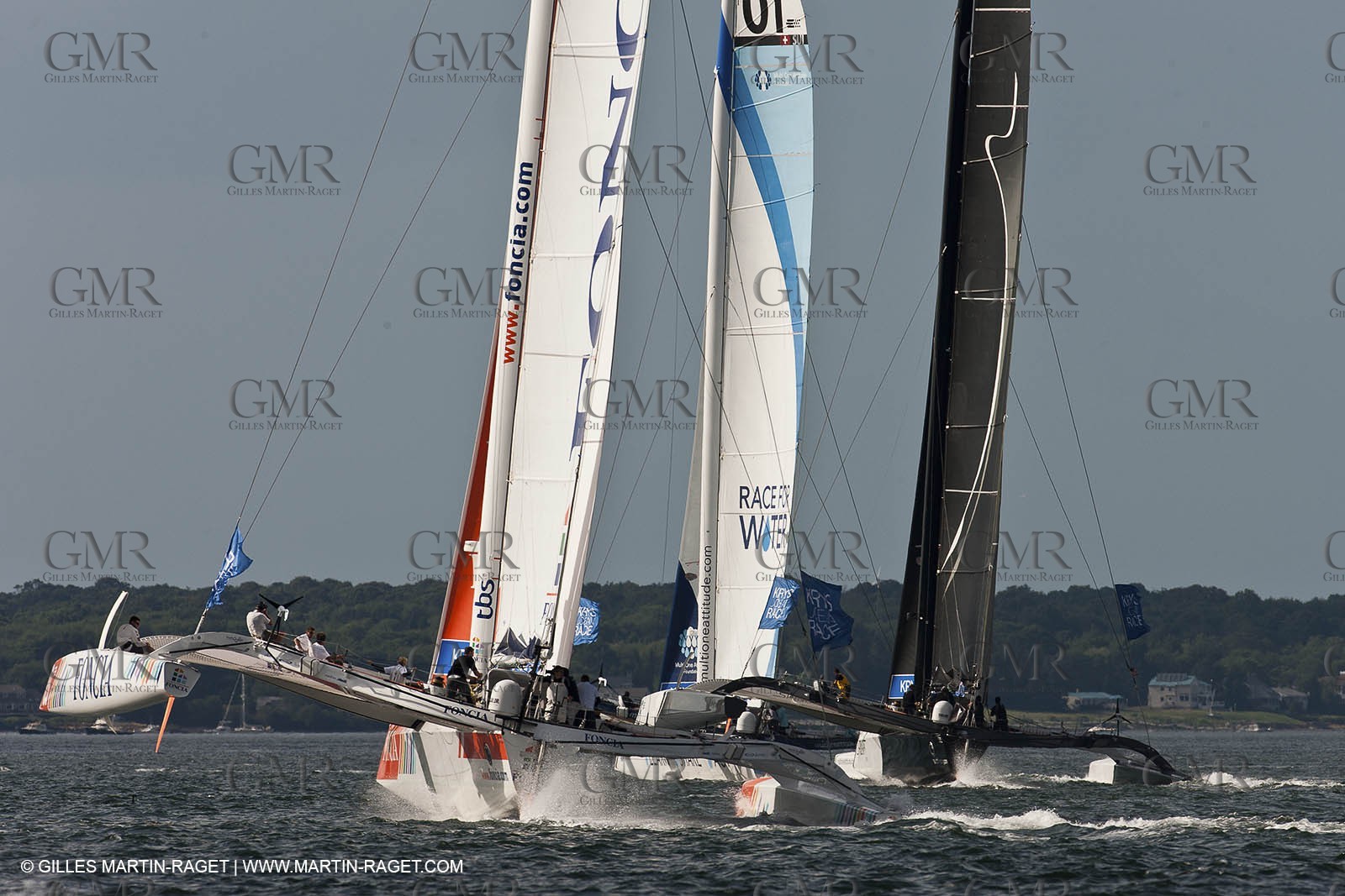 02 07 2012 - Newport (RI) -start of the Krys Ocean Race pre-event sailed between Newport and New York