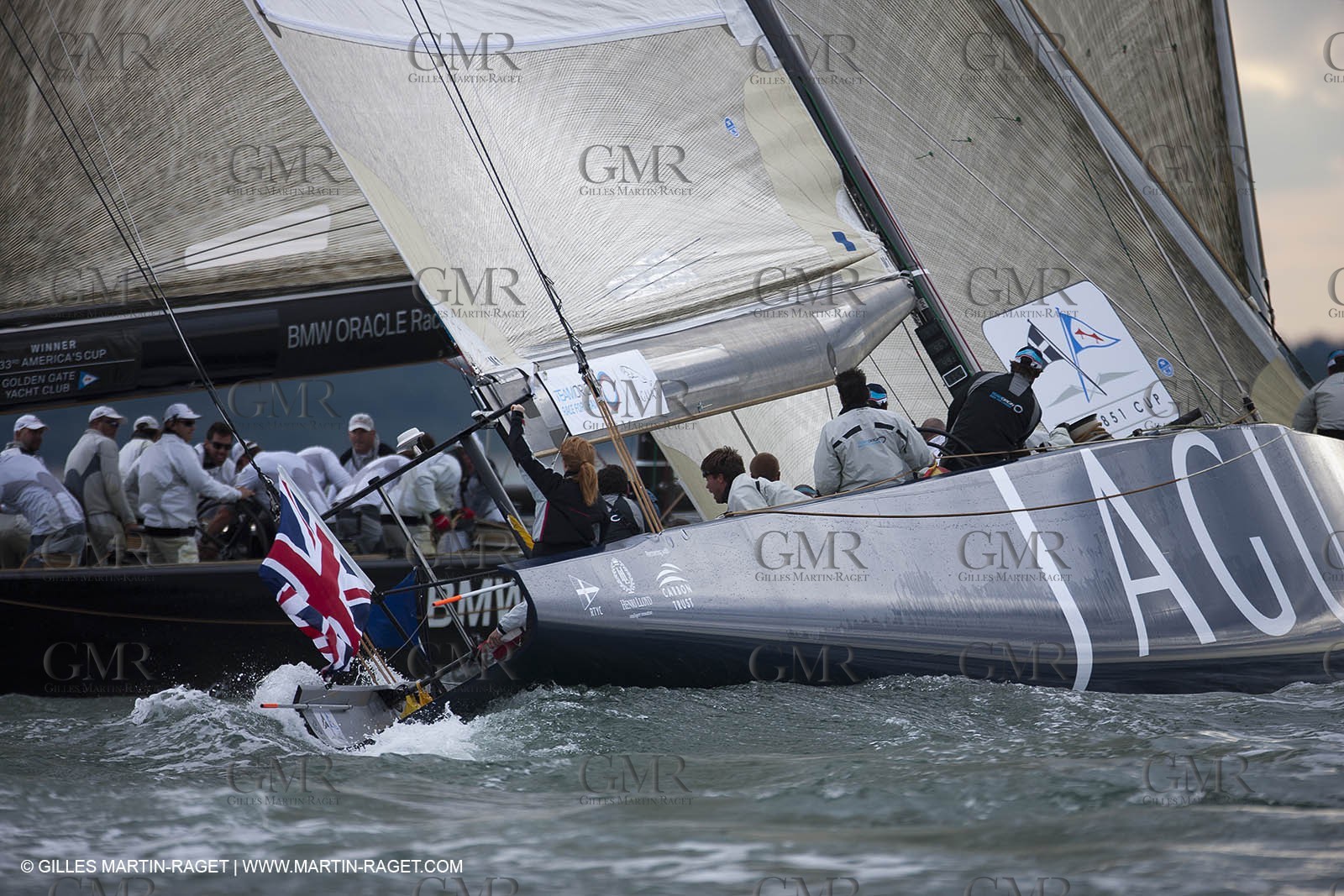 04 08 2010 - Cowes (UK, IOW) - The 1851 Cup -  BMW ORACLE Racing - Day 2.