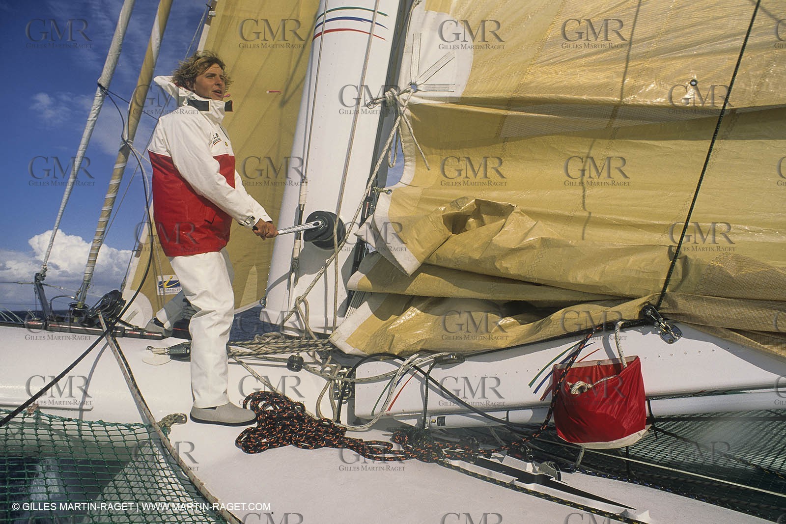 Yacht Racing, Multihull, ORMA 60, Laurent Bourgnon, Primagaz