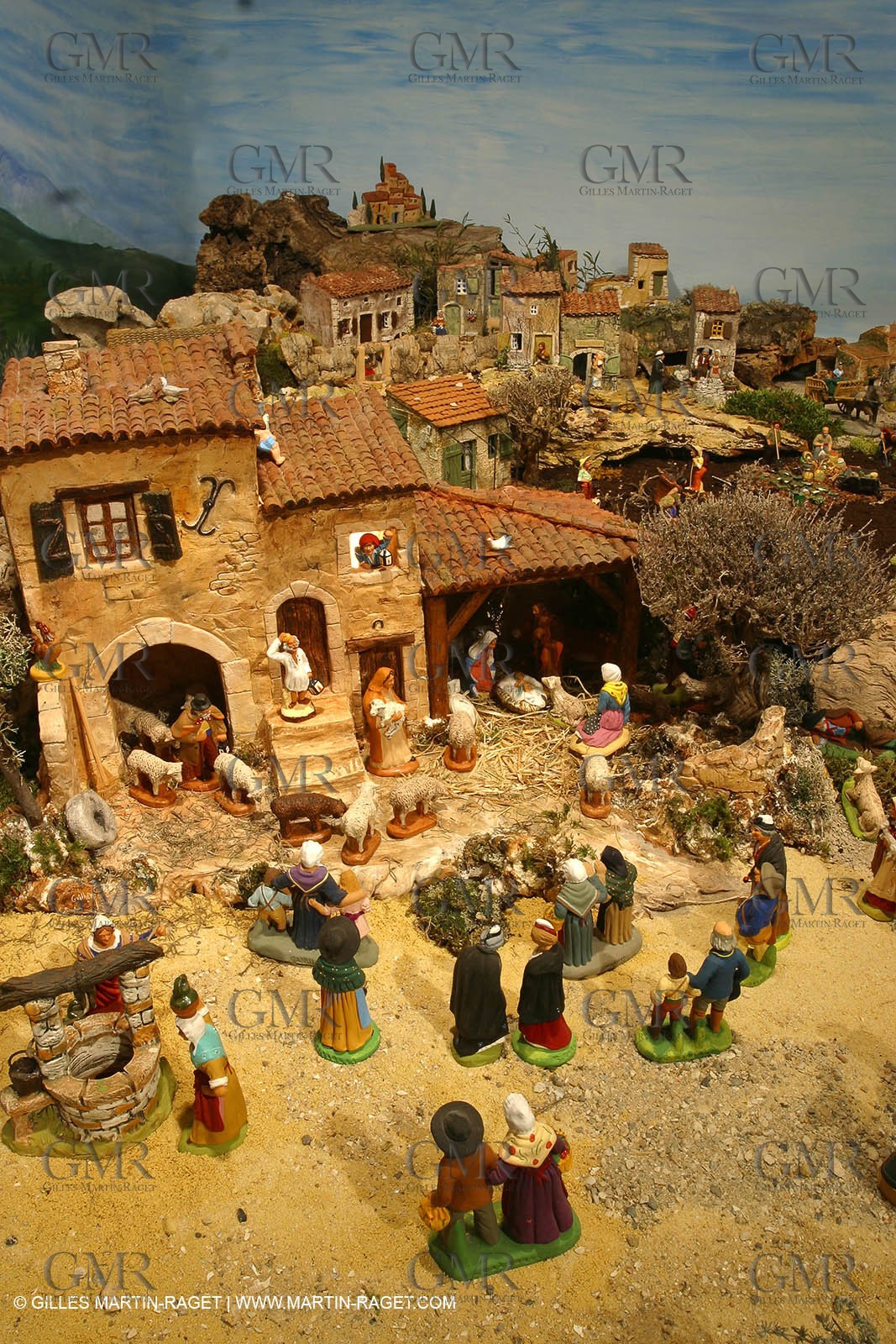 Great crib from les Saintes Maries de la mer (FRA, 13) for Christmas, December 2010