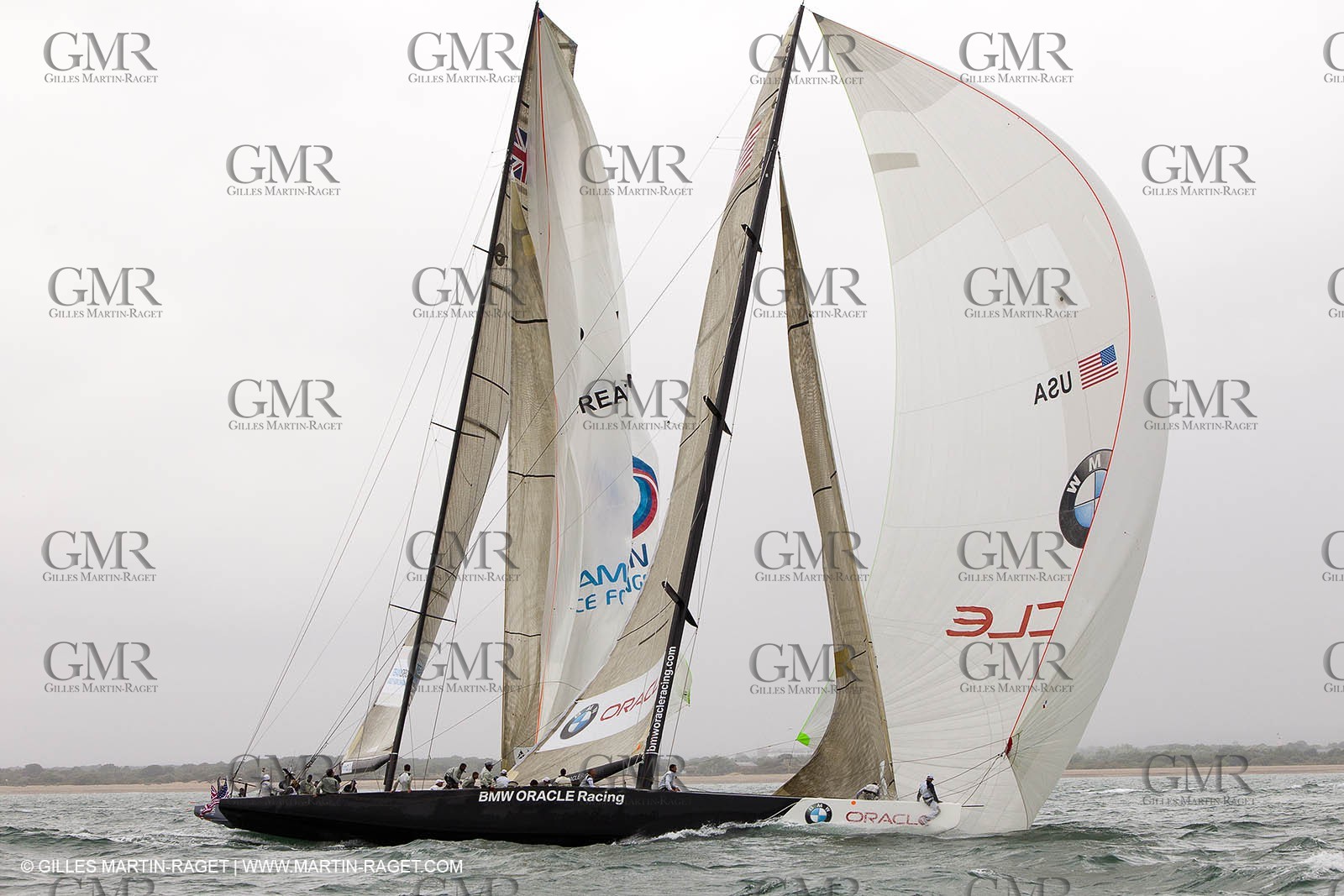 06 08 2010 - Cowes (UK, IOW) - The 1851 Cup -  BMW ORACLE Racing - Day 4.