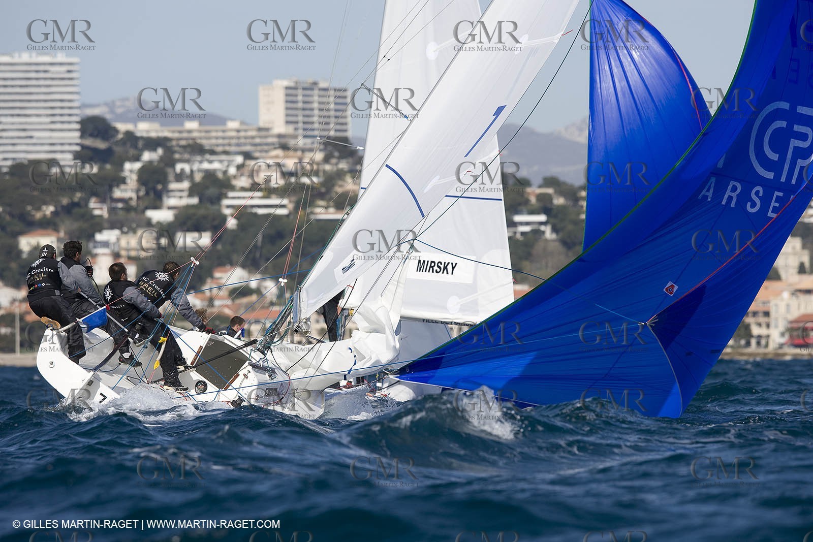 10 03 2008 - Marseille International Match Race 2008 - Day 2 - Round Robin