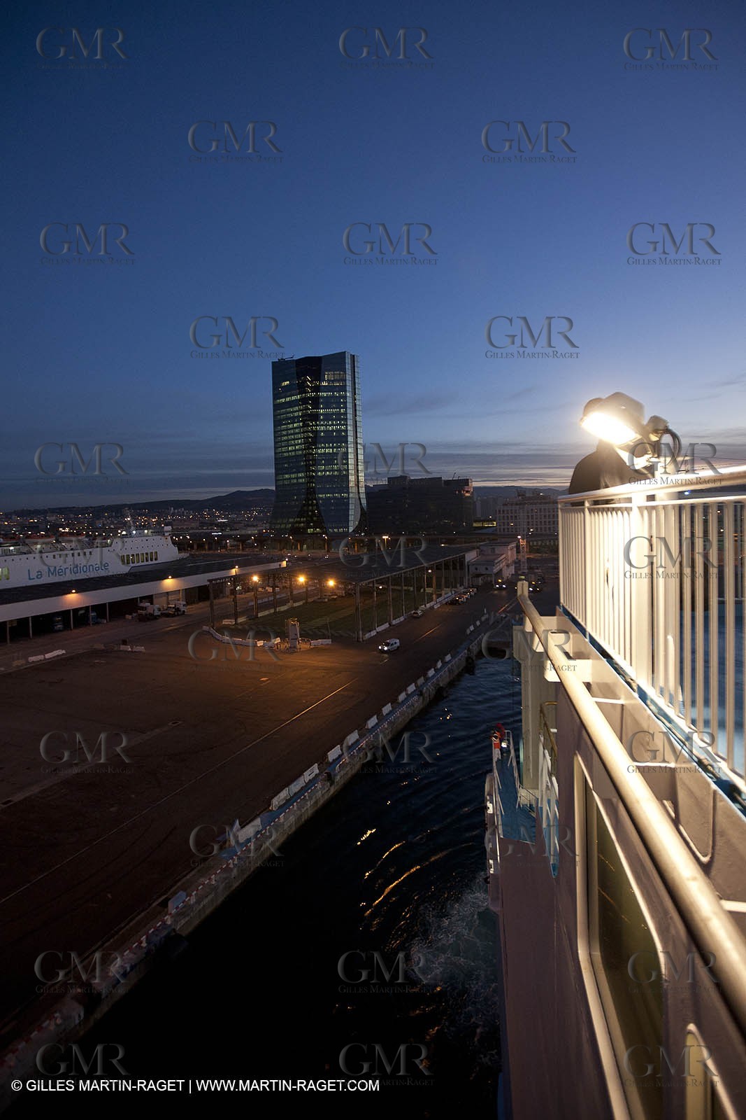 17 02 2012 - Marseille (FRA,13) - Arrival in Marseille onboard ferry Piana (La Meridionale)