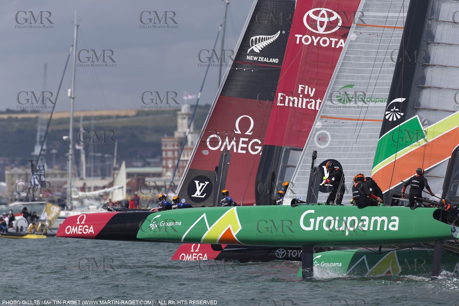 25 07 2015, Portsmouth (GBR), 35th America's Cup, Louis Vuitton America's Cup World Series Portsmouth 2015, Race Day 1