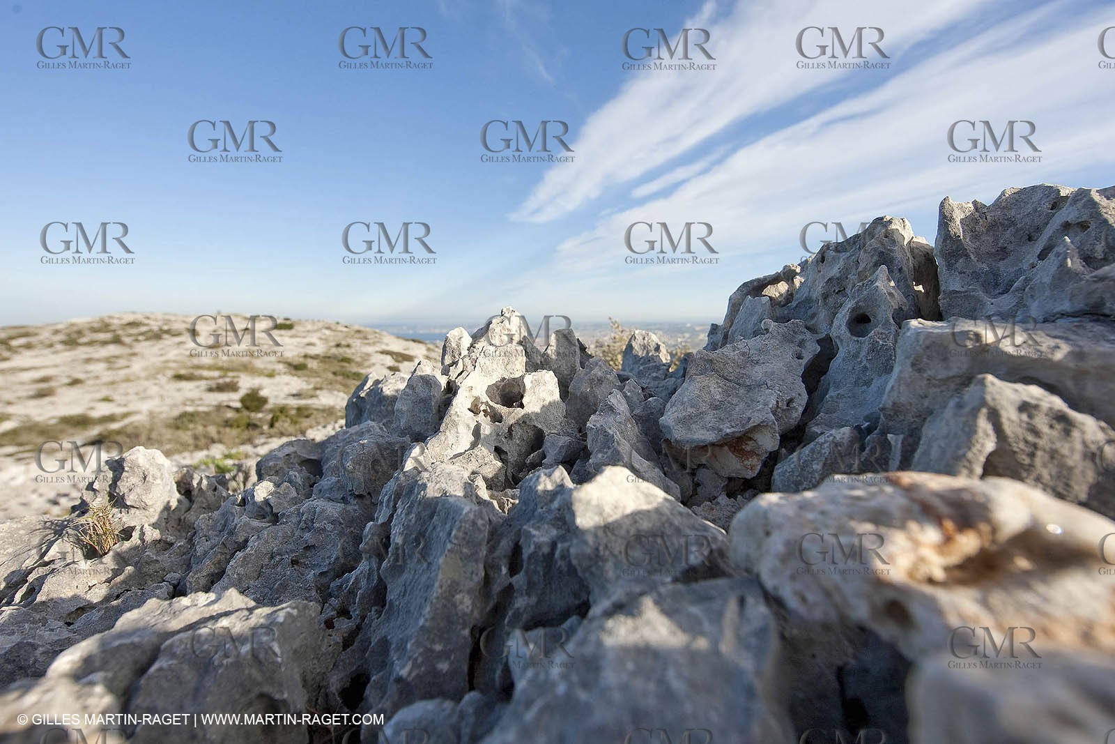 30 04 2009 - Marseille (FRA, 13) - Les Calanques - At the summit of Mount Puget