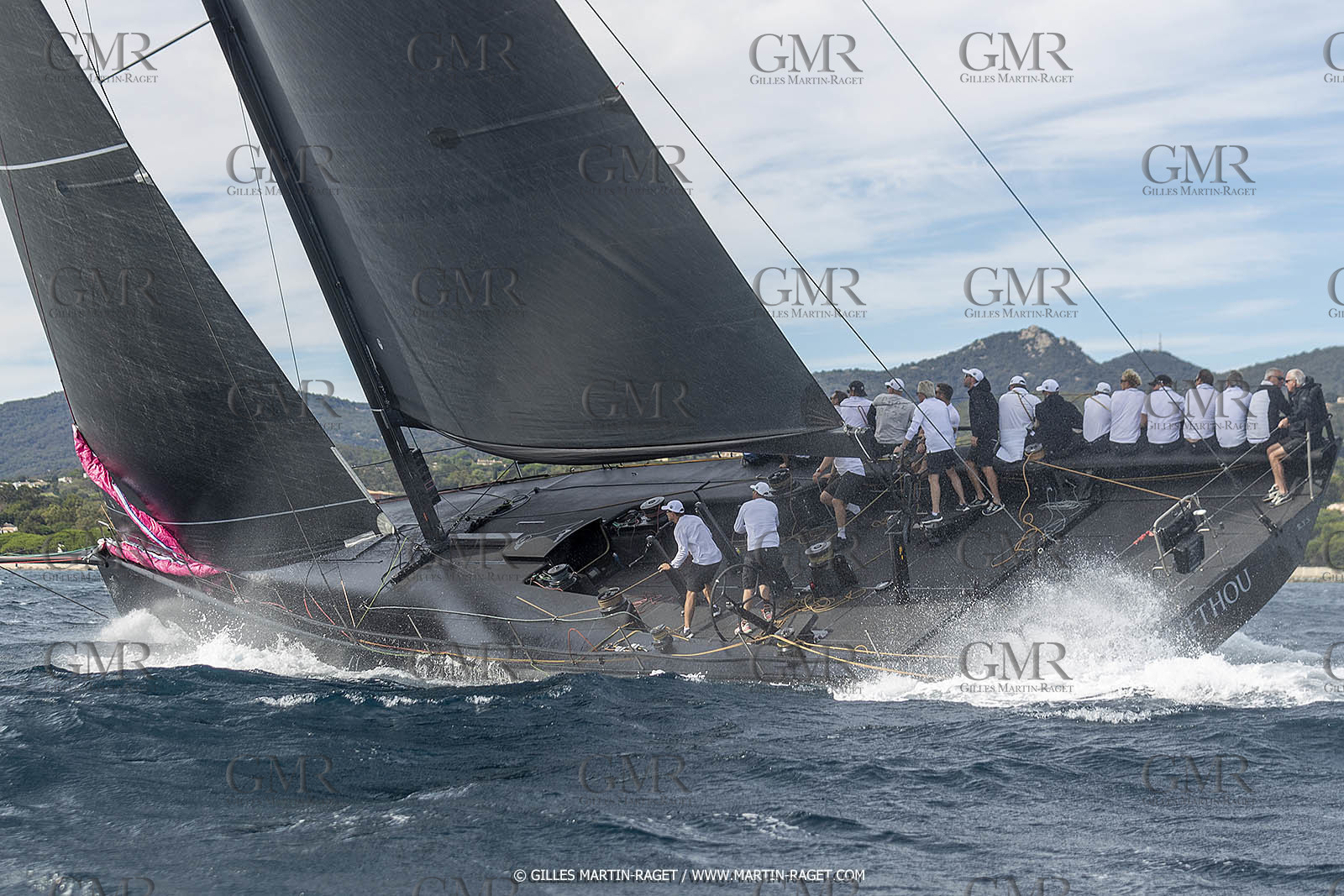 02 10 2022, Saint-Tropez (FRA,83), Voiles de Saint-Tropez 2022,  entraînement des maxis