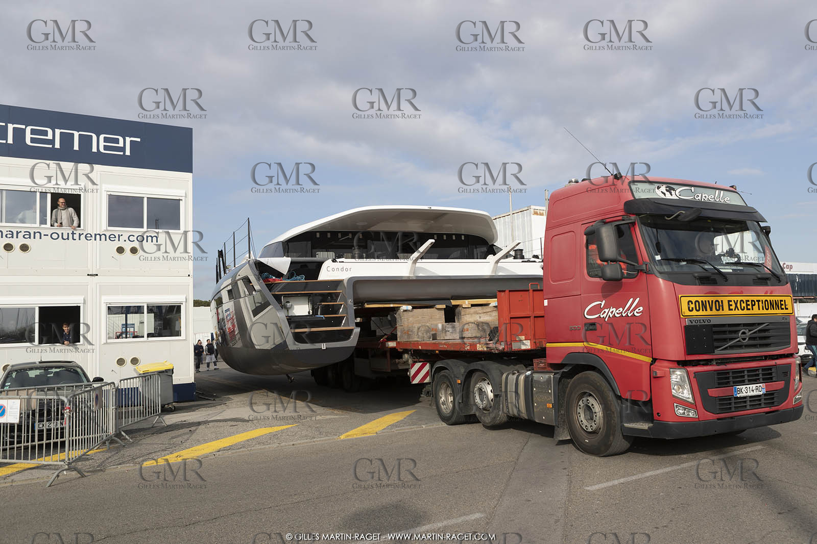 17 01 2018, La Grande Motte (FRA), Gunboat 68  1 launch