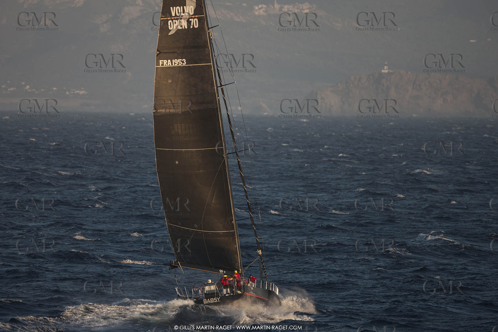 09 10 2017, Calvi (FRA,20), VOR 70 Babsy, Tentative de record autour de la Corse à la voile, skipper Franck Cammas