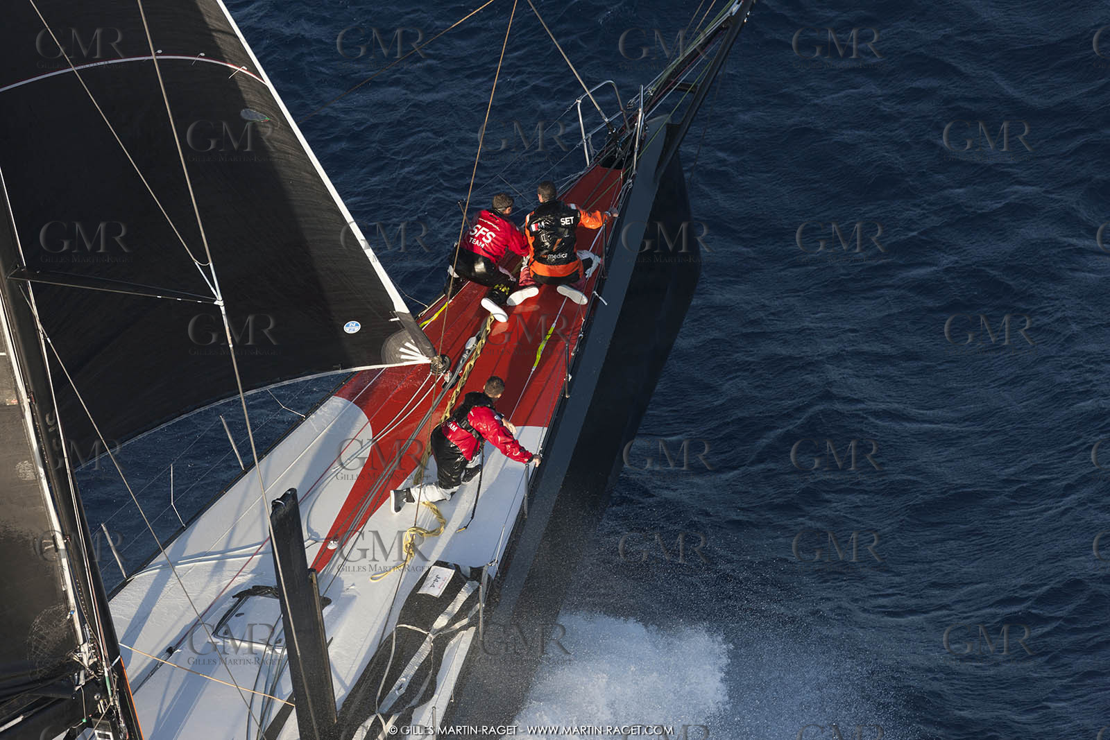 09 10 2017, Calvi (FRA,20), VOR 70 Babsy, Tentative de record autour de la Corse à la voile, skipper Franck Cammas