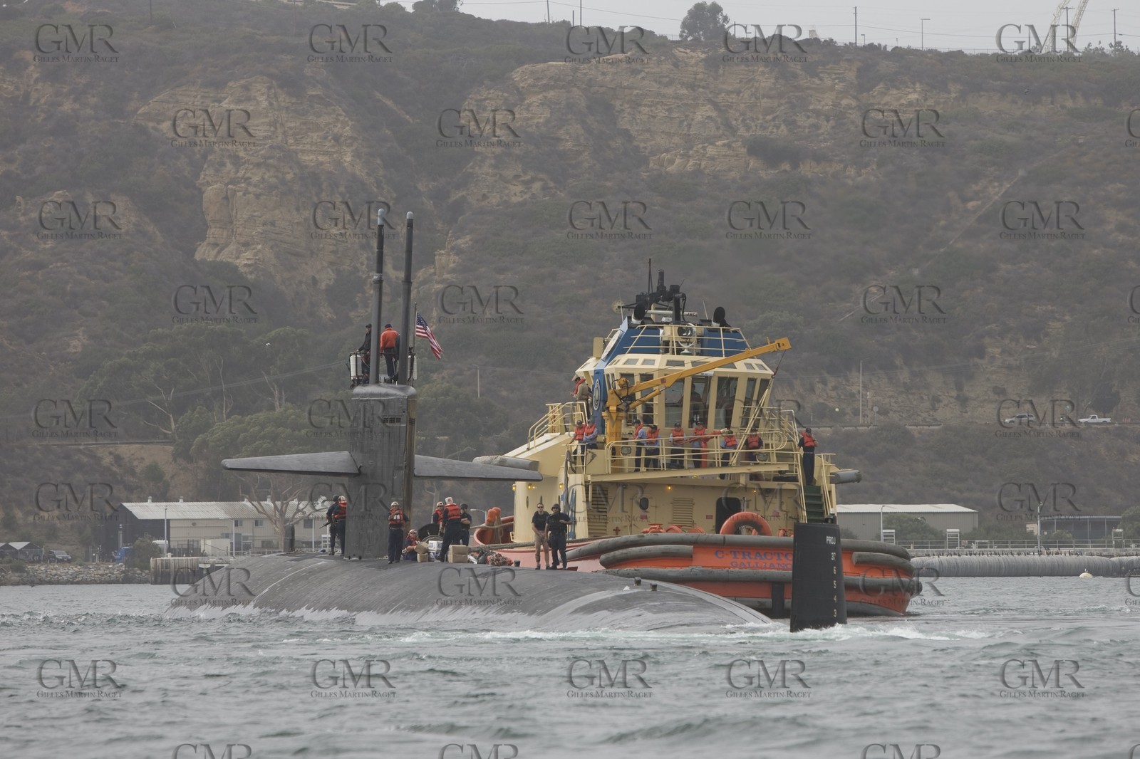 07 10 2008 - San Diego (CA, USA) - America's Cup - BMW ORACLE Racing - 90 ft trimaran sea trials - San Diego session - Day 1