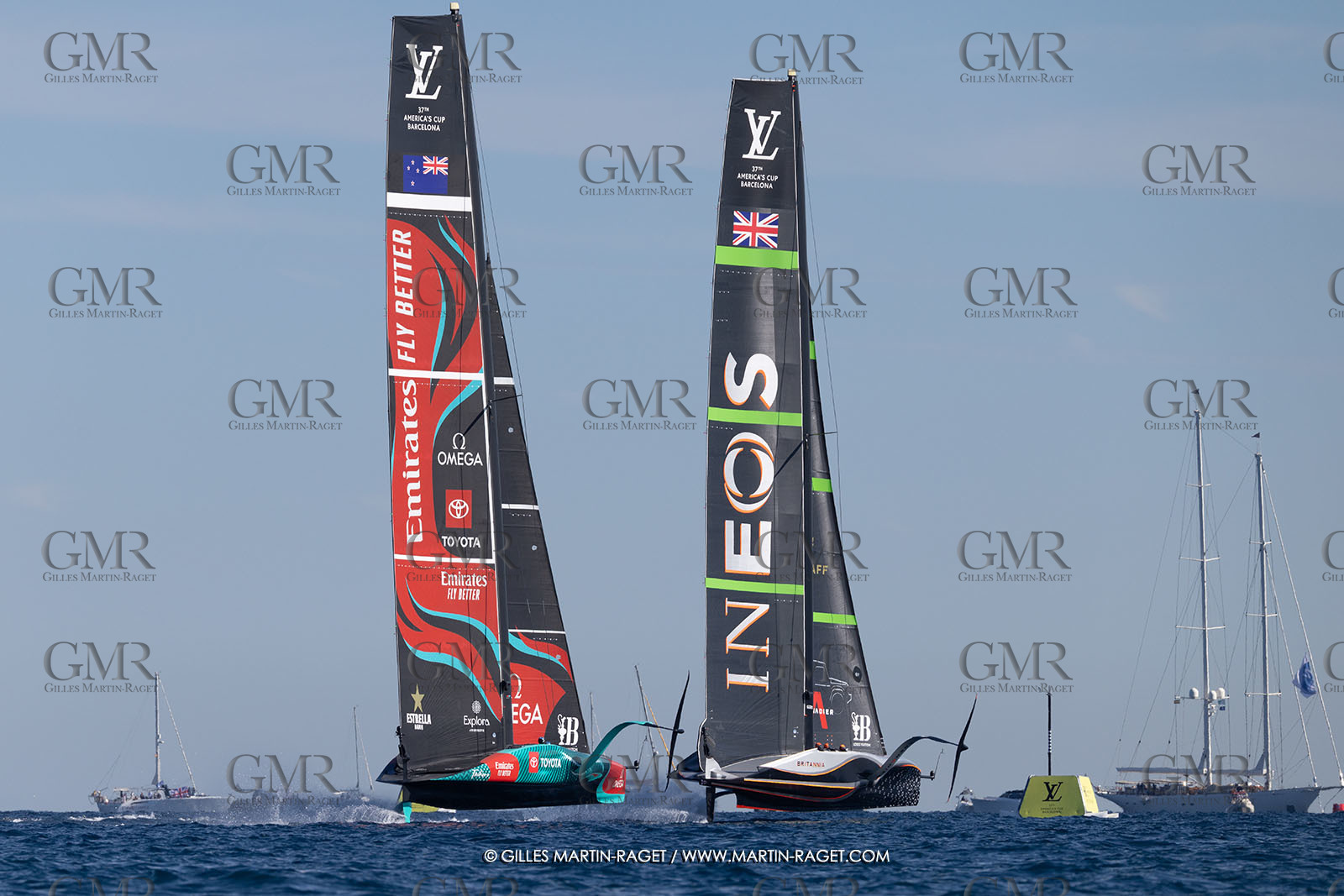 19 10 2024, Barcelona (ESP), Louis Vuitton 37th America's Cup, Final Match, Race Day 6
