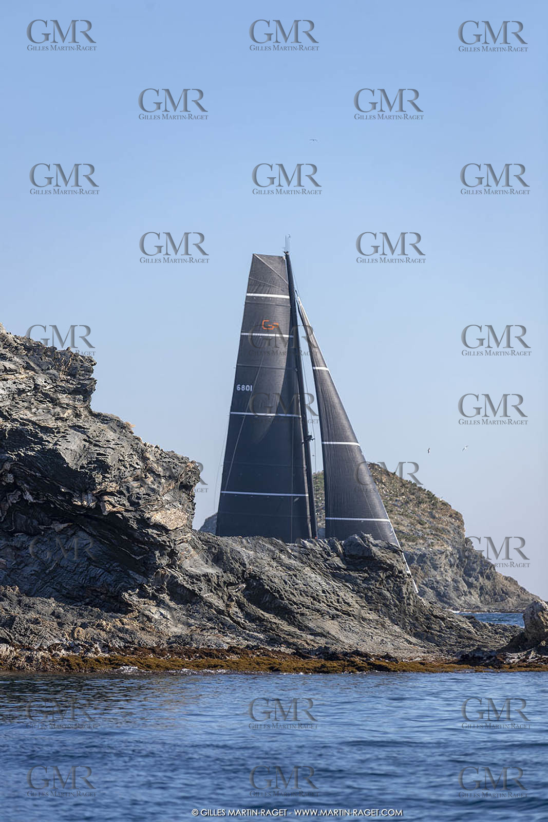 16 02 2019, Porquerolles (FRA,83), Gunboat 68 sail testing  3