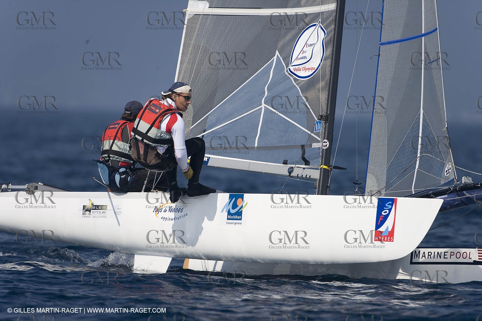 23 04 2007 - 2007 Semaine Olympique Française - Hyères (South of France) - Day 2 - Team France - Tornado - BESSON Billy - JARLEGAN Arnaud