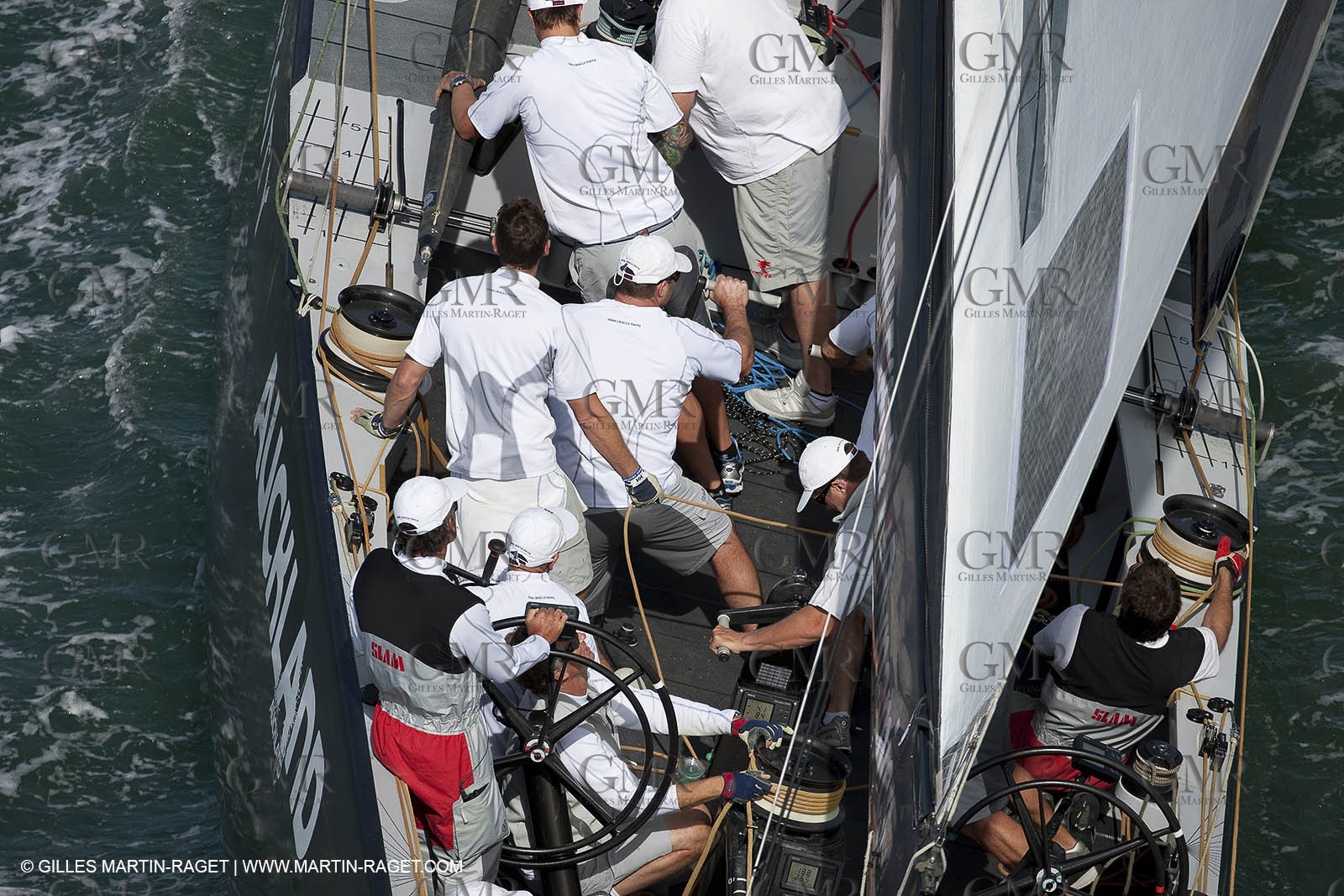 29 01 2009 - Auckland (NZL) -  Louis Vuitton Pacific Series - BMW ORACLE Racing - Training