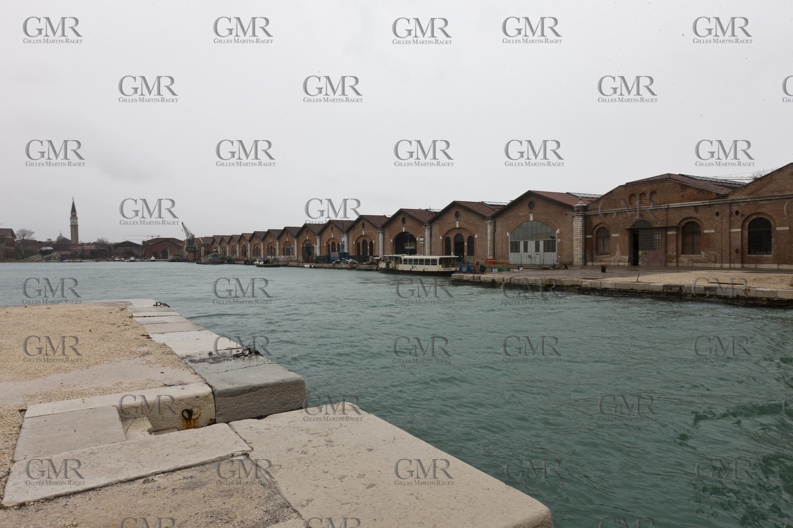 20 02 2012 - Venezia (ITA) - 34th America'sCup - Venezia 2012 America's Cup World Series - The Arsenale where the AC45 moorings, public village, media center and Club 45 will be located