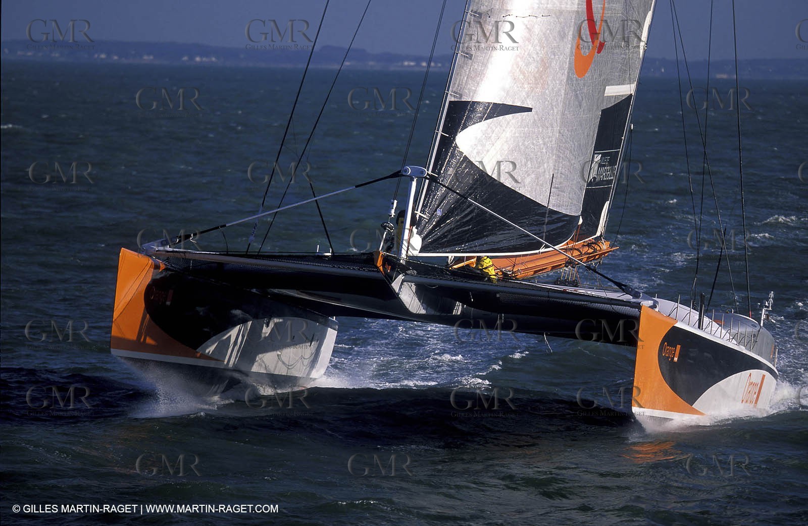 La Trinité mer - Orange II first sea trials