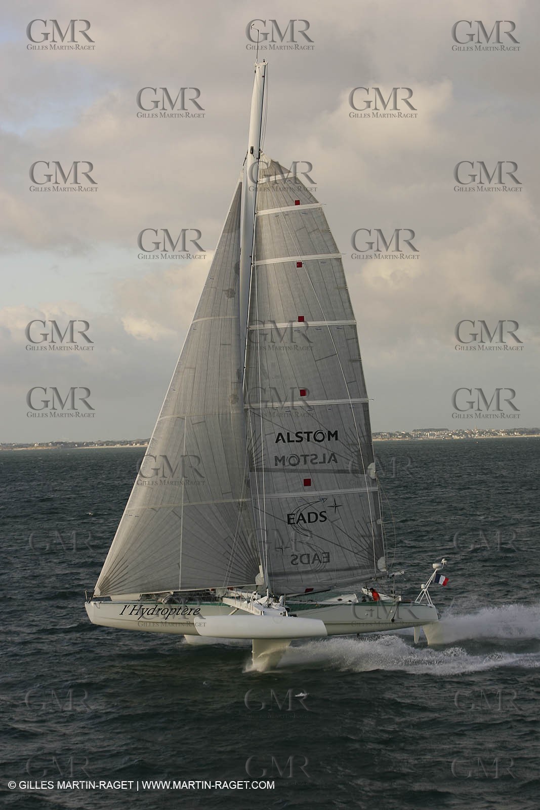 Hydroptère trials, Spring 2005, Quiberon Bay