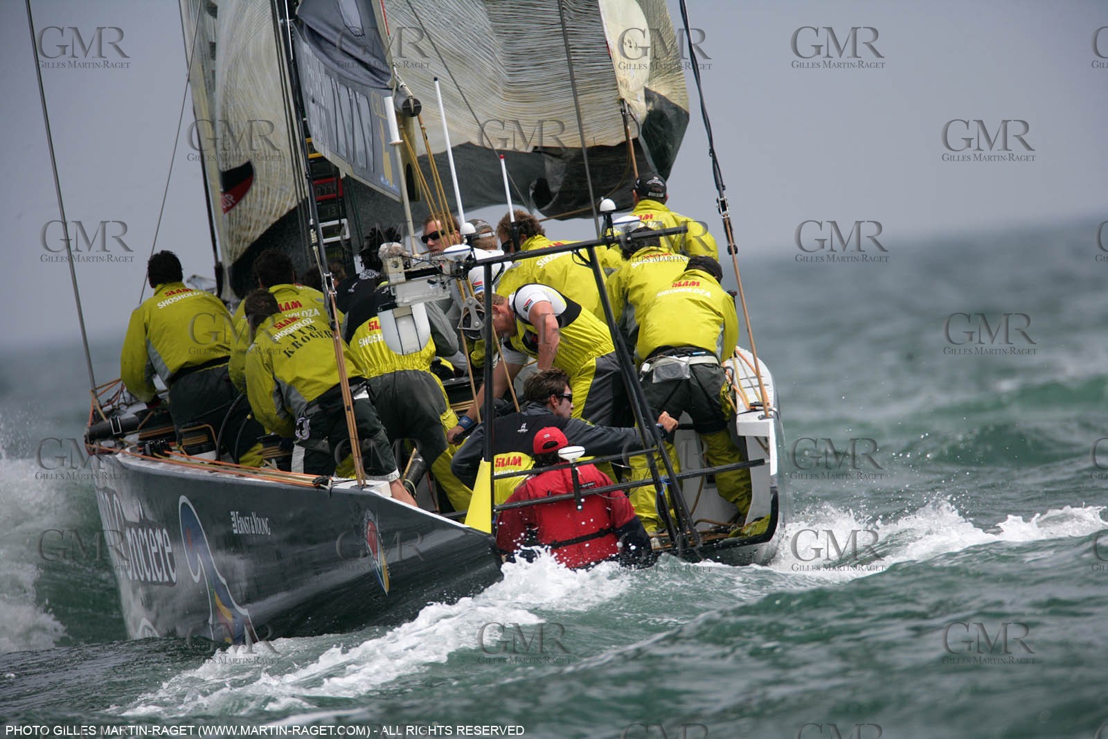26 04 2007-Valencia (Spain)- 32nd America's Cup - Louis Vuitton Cup - RR1 - Day 11 - BMW ORACLE Racing