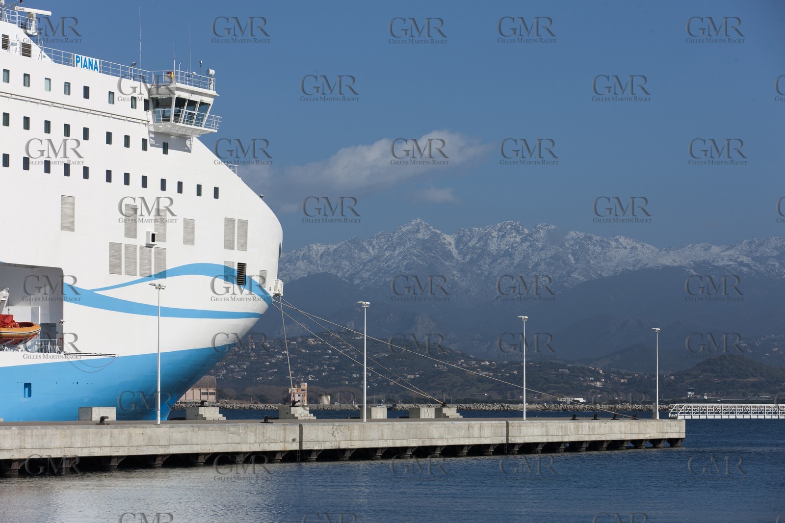16 02 2012 - Ajaccio (FRA, Corse) -  La Méridionale shipping company- Piana at Ajaccio
