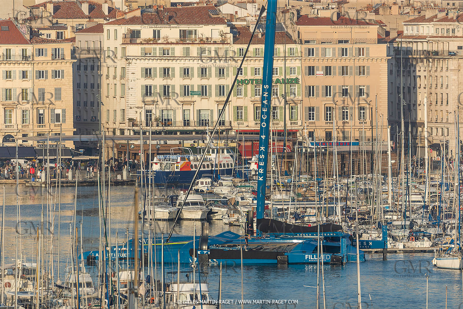 17 05 2022, Marseille (FRA), Arrivée du trimaran Ultim SVR LAZARTIGUE à Marseille