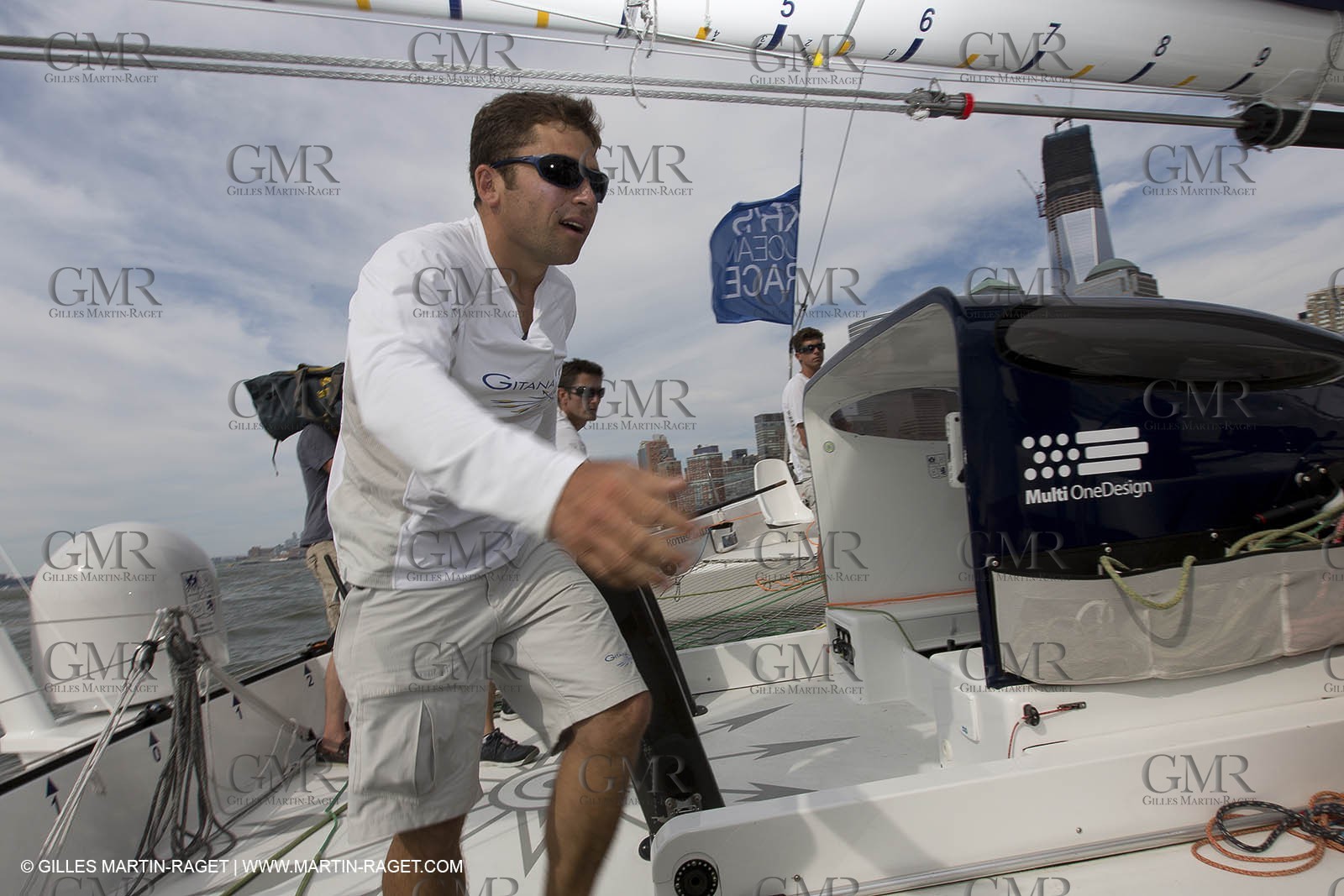 05 07 2012 - New York (USA) - Ocean Krys Race - Speed runs in fornt of NY city