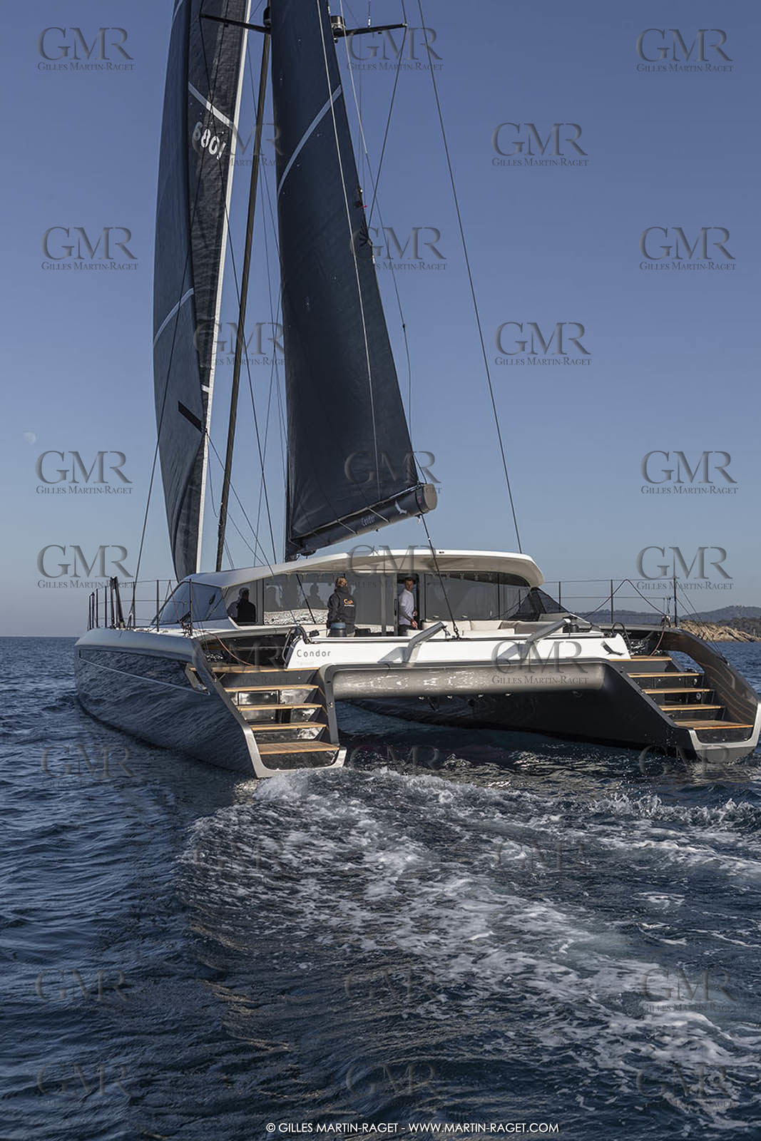 16 02 2019, Porquerolles (FRA,83), Gunboat 68 sail testing  3