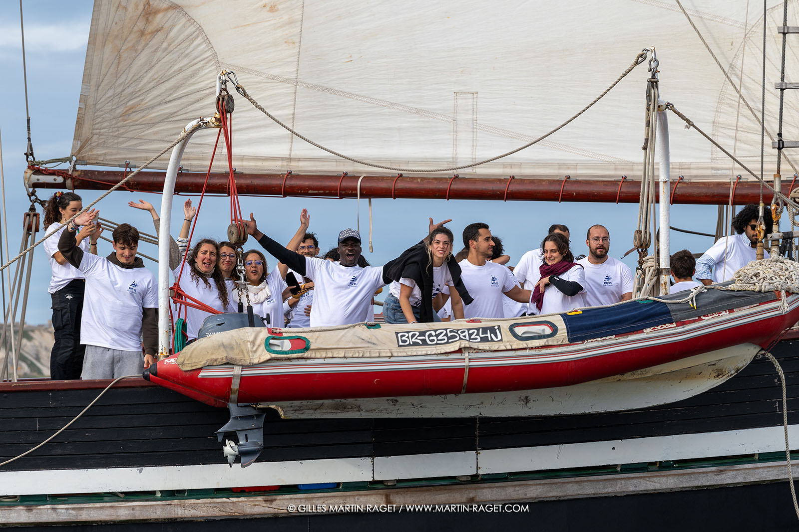 25 10 2025, Marseille (FRA), MED25 - Armada pour la Paix - Arrivée du Bel Espoir à Marseille