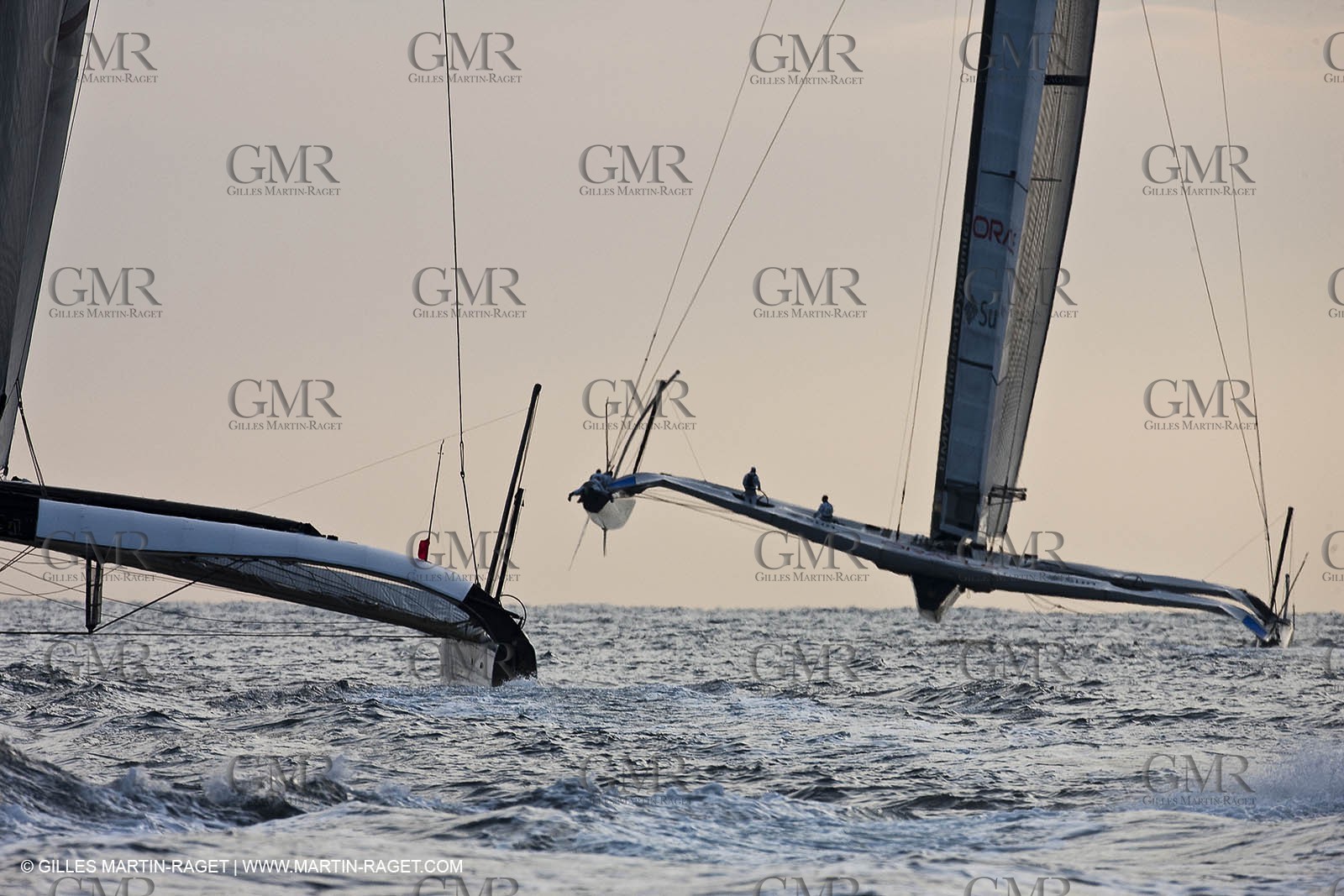 14 02 2010 - Valencia (ESP) - 33rd America's Cup - BMW ORACLE Racing - Race 2