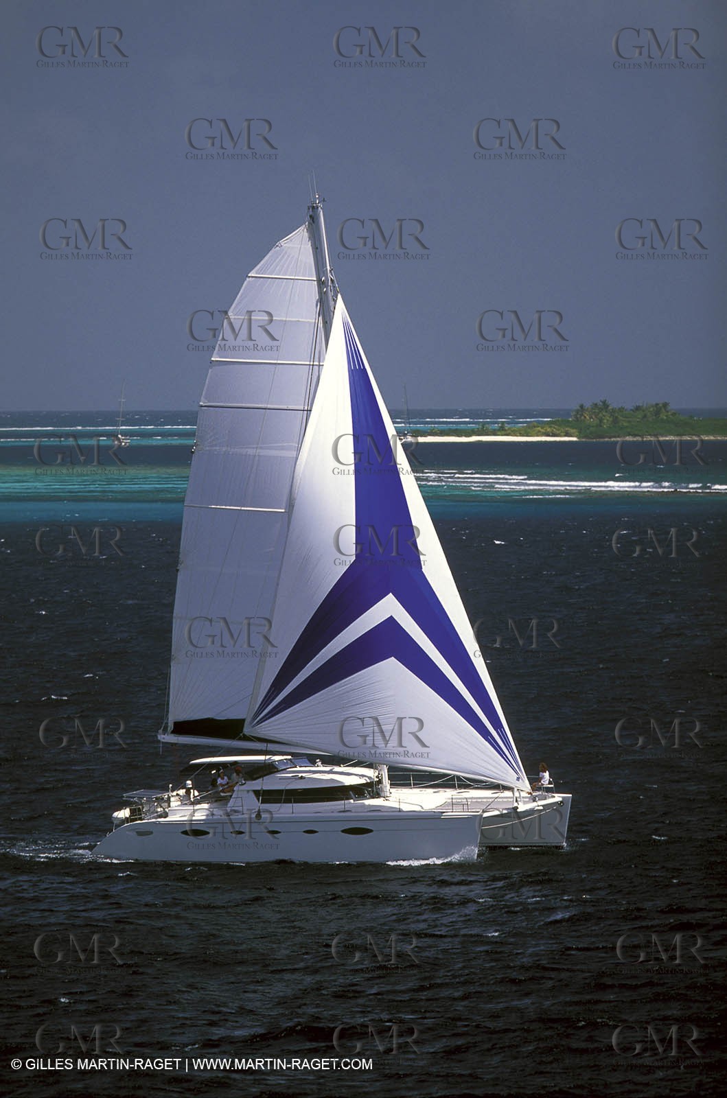 Cruising multihull sailing