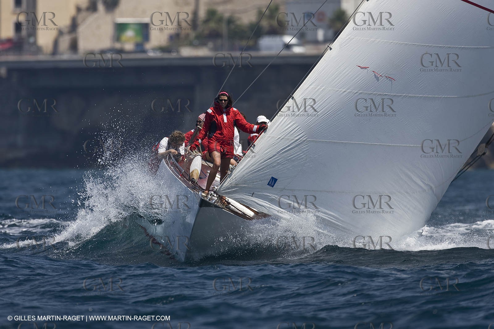 Sailing, Classic yachts, Voiles Vieux Port 2009, Marseille (FRA)