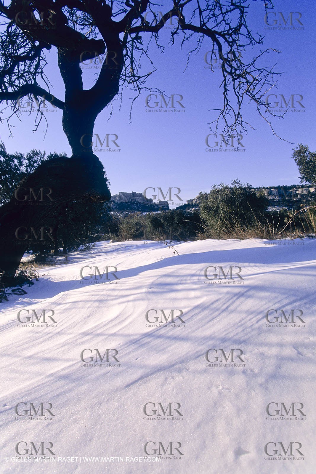 Provence under snow - Baux ed Provence