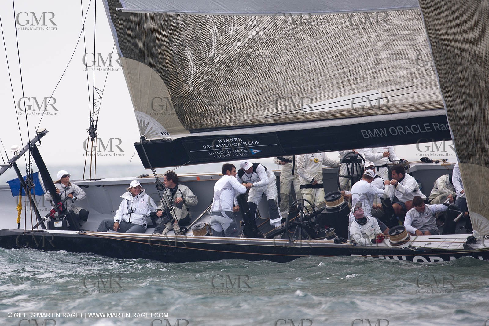06 08 2010 - Cowes (UK, IOW) - The 1851 Cup -  BMW ORACLE Racing - Day 4.