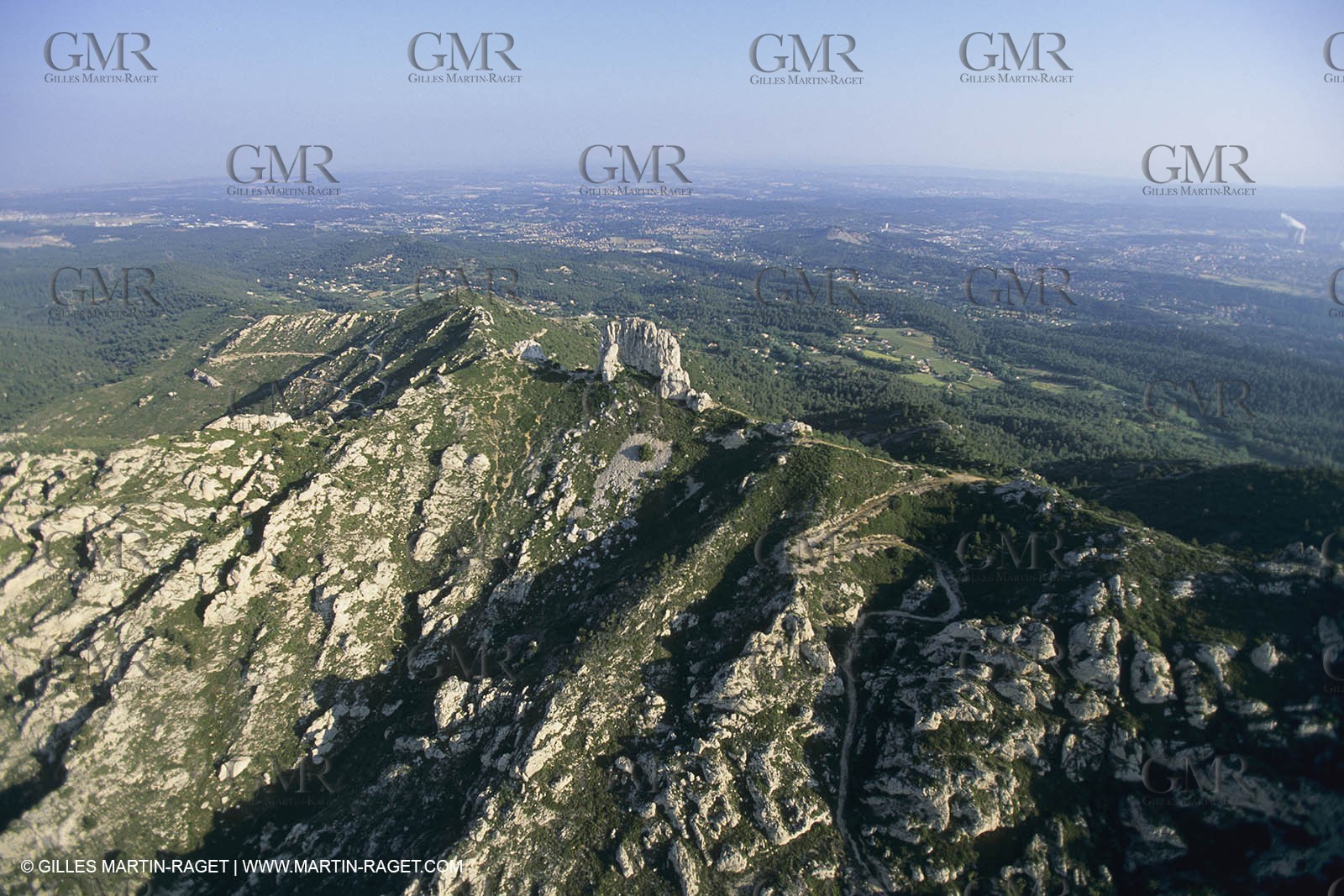 France, Provence, Pays d'Aubagne, collines de Marcel Pagnol
